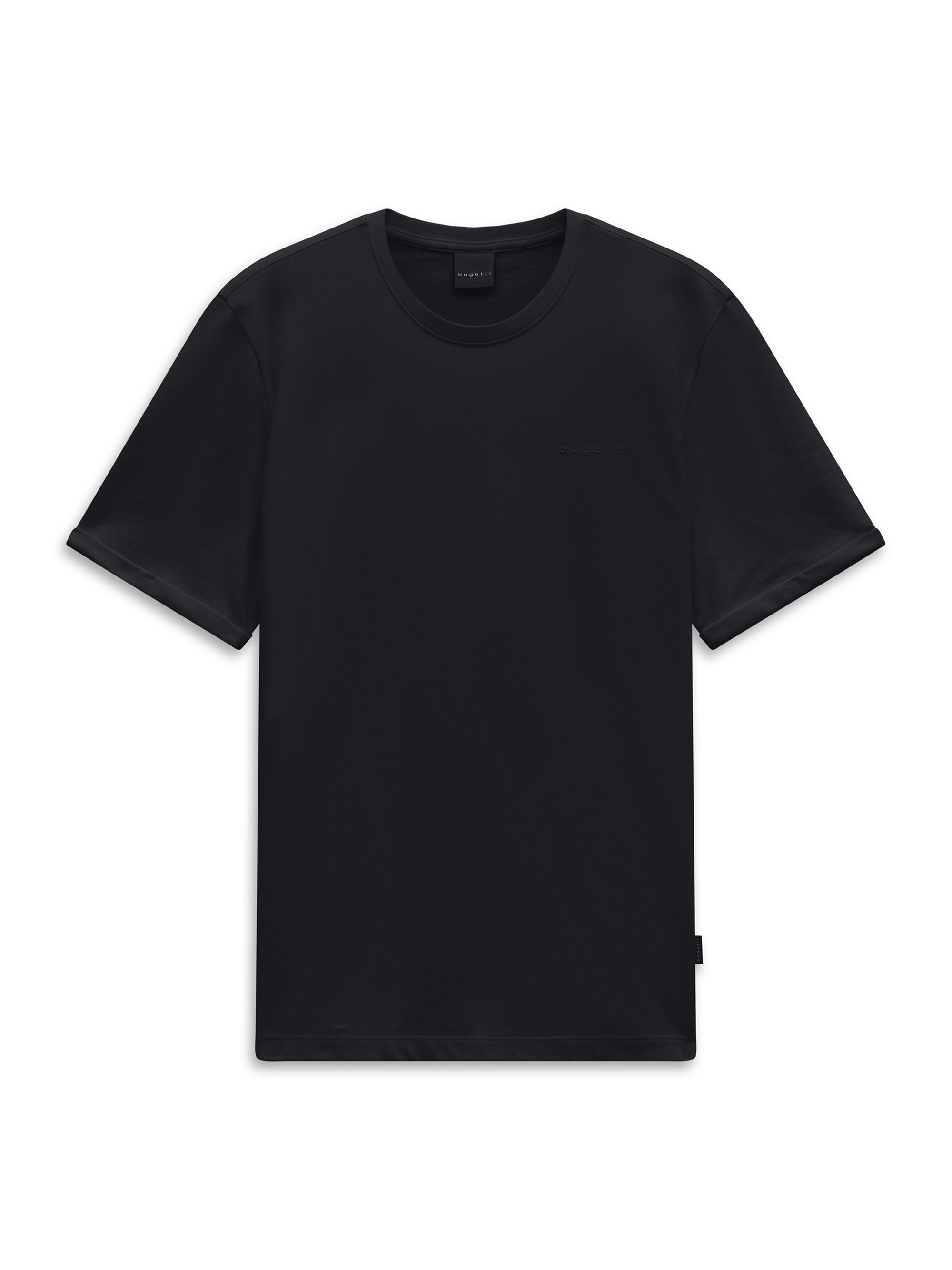 bugatti T-Shirt »Oversized Fit« Oversized Fit Baumwolle Rundhals Brustprint