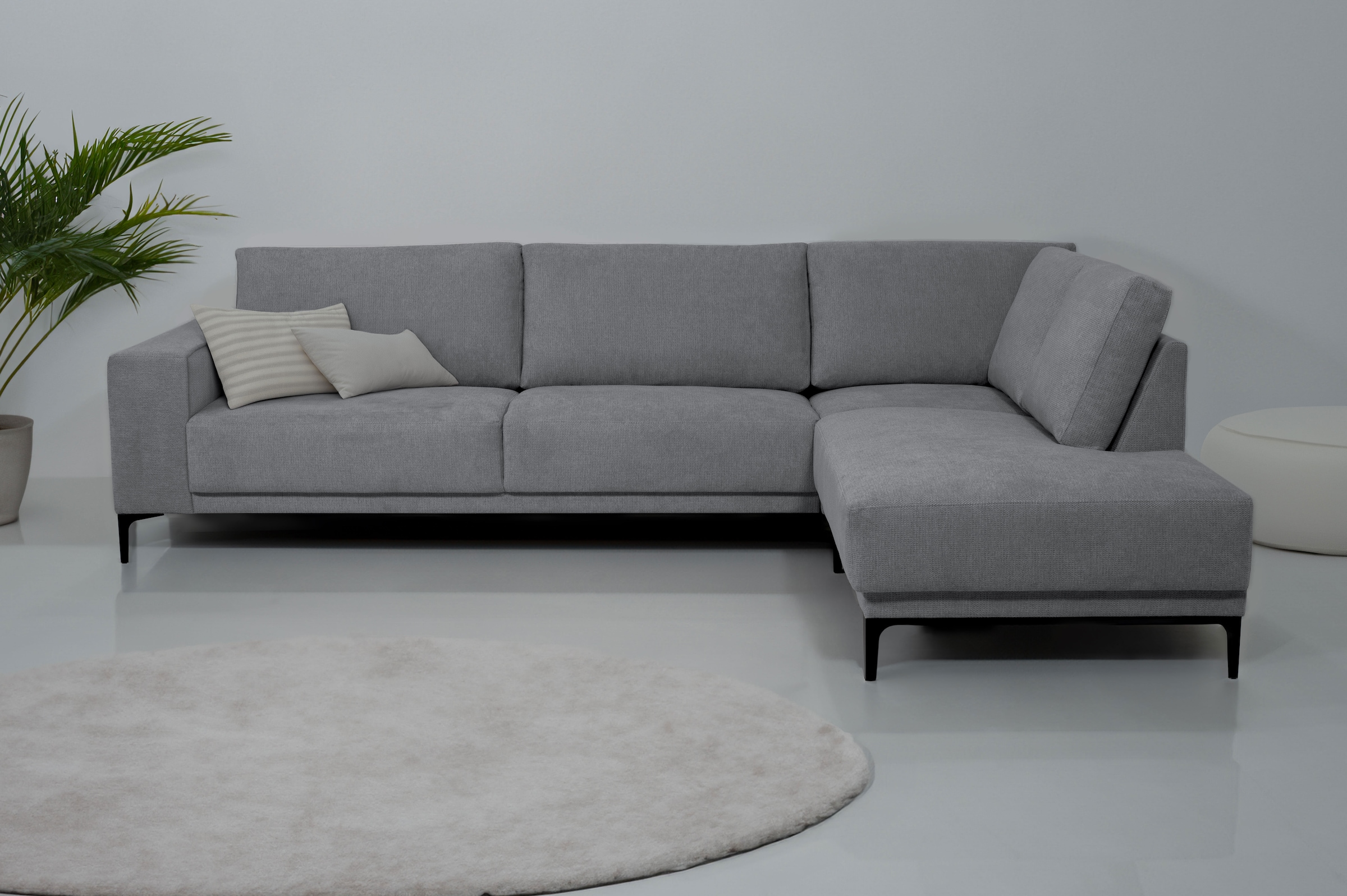 OTTO home Ecksofa "Xander, L-Form," Breite 289 cm, Webstoff, Soft-Touch Che günstig online kaufen