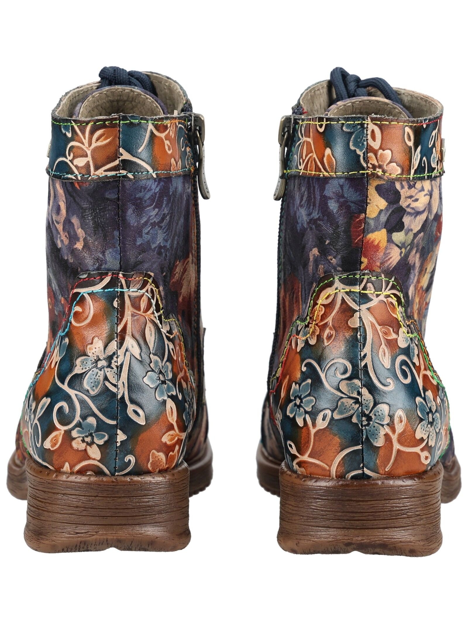LAURA VITA Schnürstiefelette »LAURA VITA Stiefelette Leder/Textil«