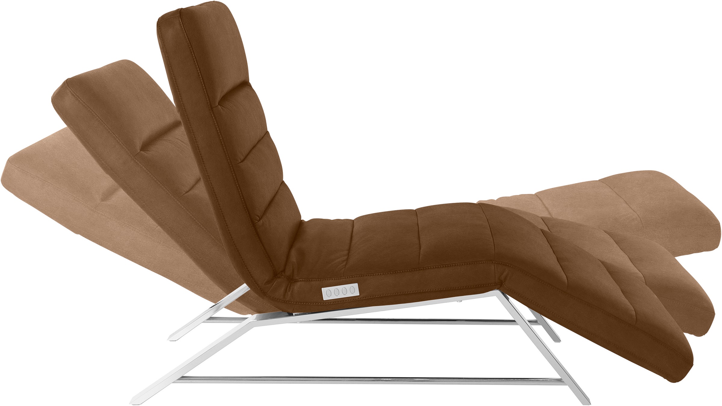 W.SCHILLIG Relaxliege »daily dreams«, Funktionsliege wahlweise mit Motor, Gestell Chrom, Breite 65 cm