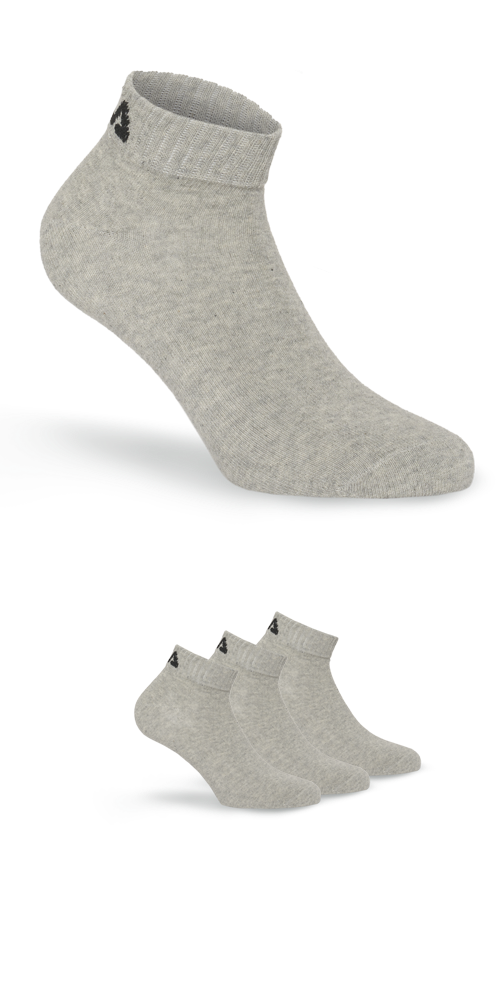 Fila Kurzsocken "UNISEX INVISIBLE PLAIN SOCKS" 3 Stk. tlg. mit Logostickere günstig online kaufen