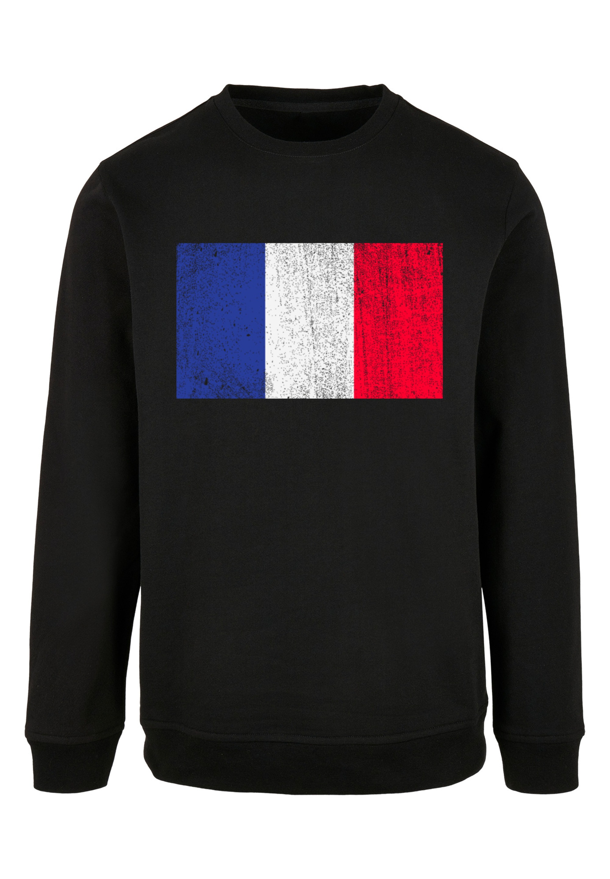F4NT4STIC Kapuzenpullover »France Frankreich Flagge distressed«, Print