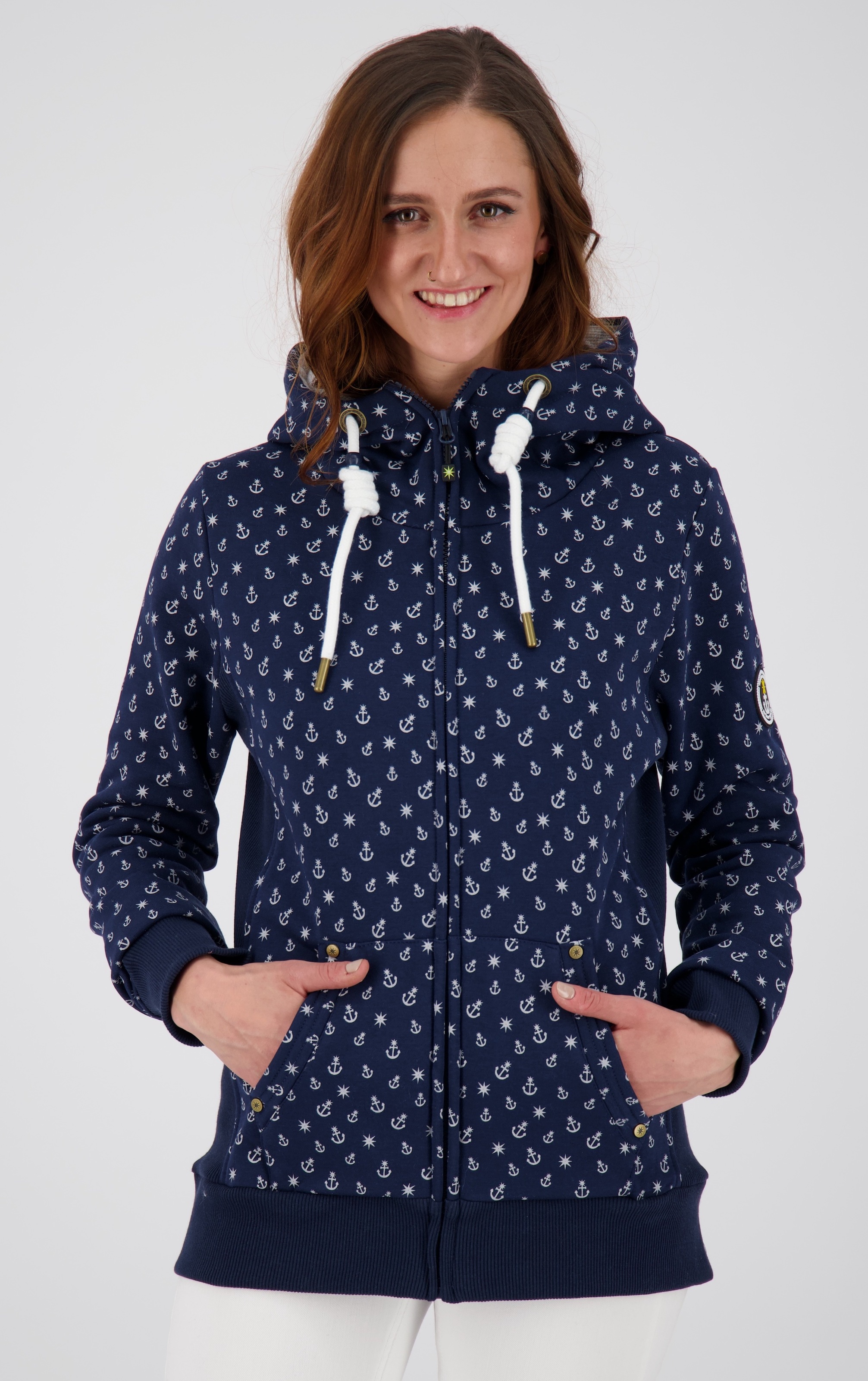 ankerglut Kapuzensweatshirt "ANCHORAGE Women", in lässigem Oversized-Schnit günstig online kaufen