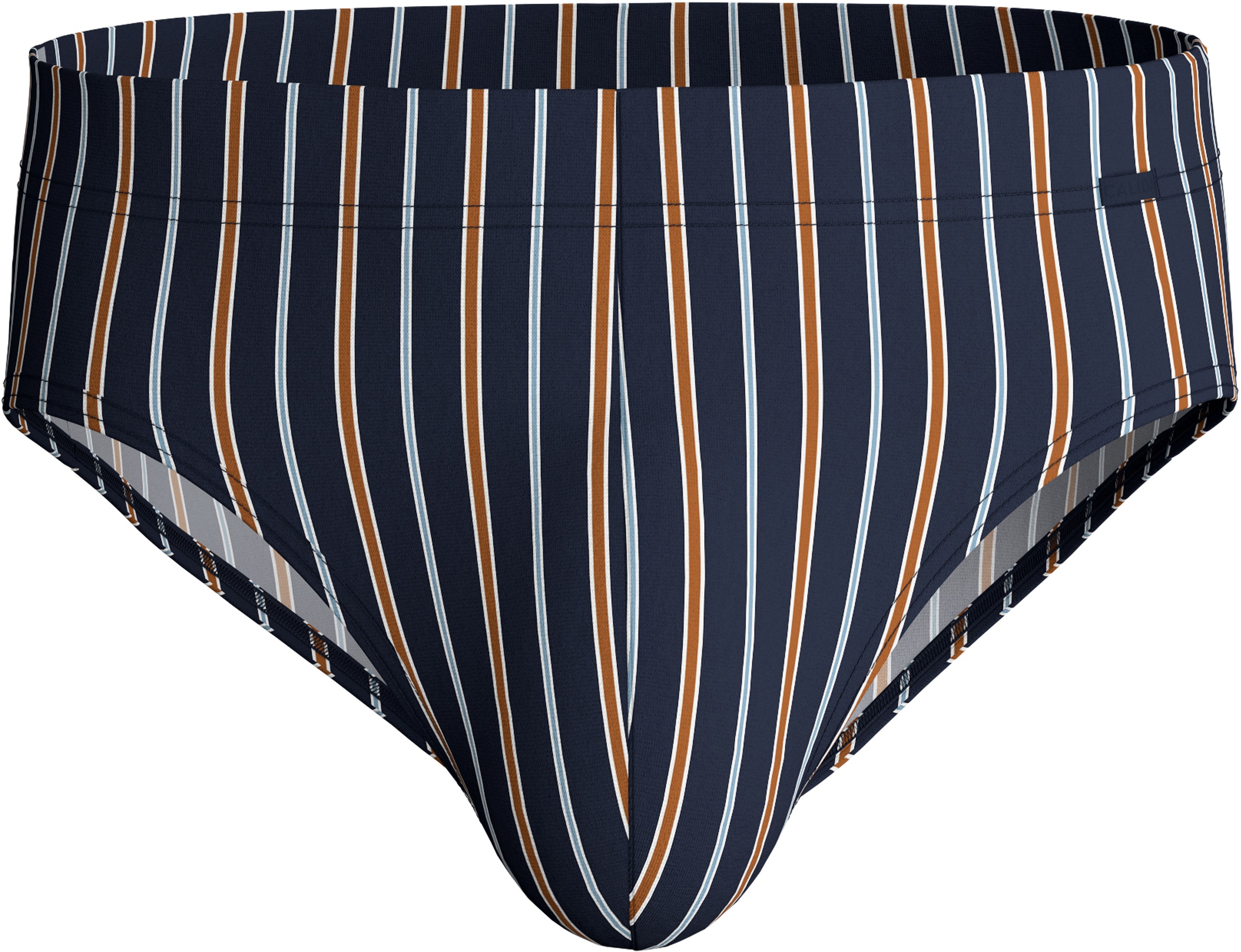 CALIDA Slip "Grafic Cotton", gestreift, ohne Eingriff, überzogenem Bund günstig online kaufen