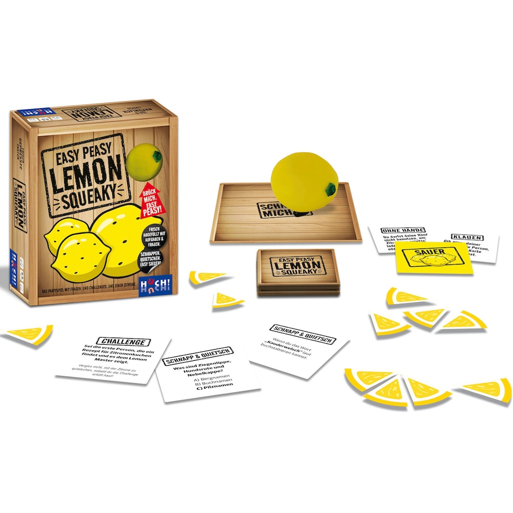 Huch! Spiel »Easy peasy lemon squeaky«