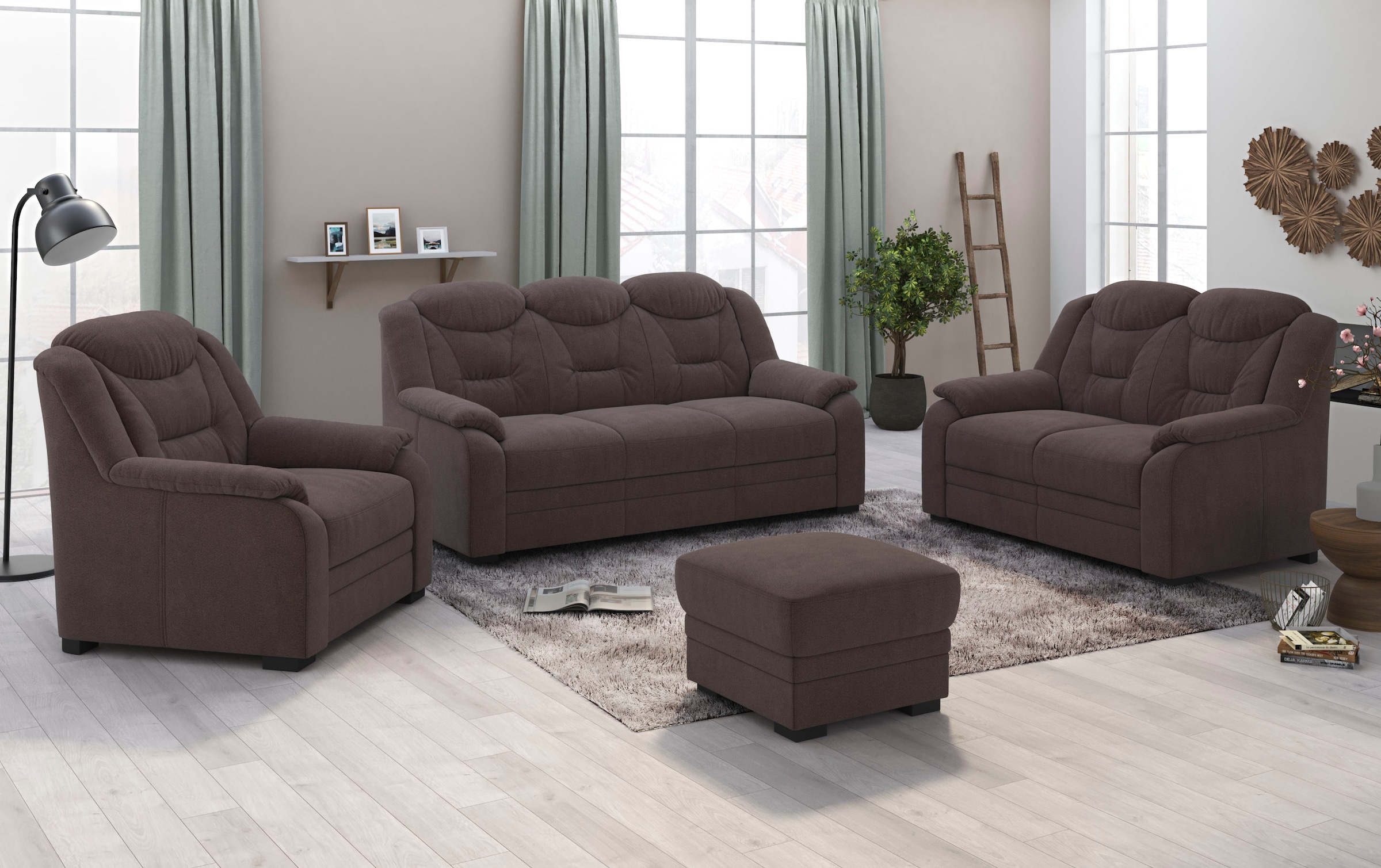 COTTA 3-Sitzer »Marcus«, Sofa mit hoher Rückenlehne