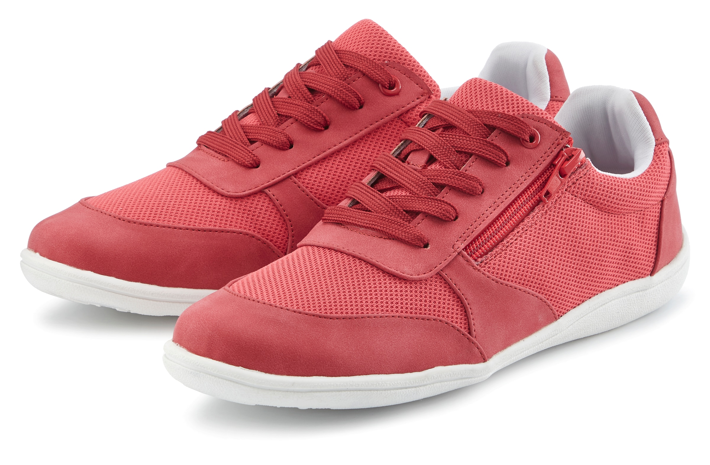 Vivance Sneaker "Schnürhalbschuh, Freizeitschuh,", mit Reißverschluss, ultr günstig online kaufen