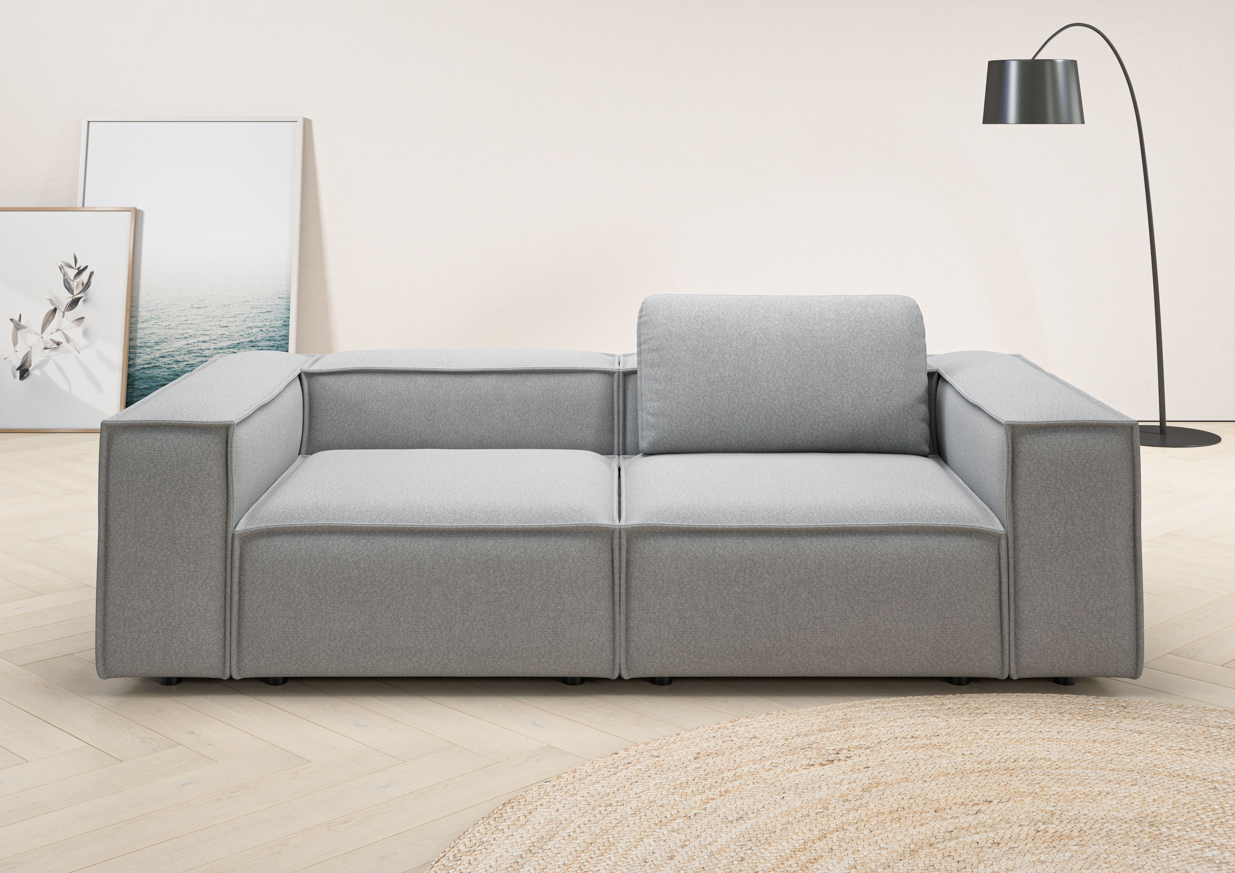 PLACES OF STYLE 2-Sitzer "Watertown, modernes Sofa 246 cm breit, auch in Fe günstig online kaufen