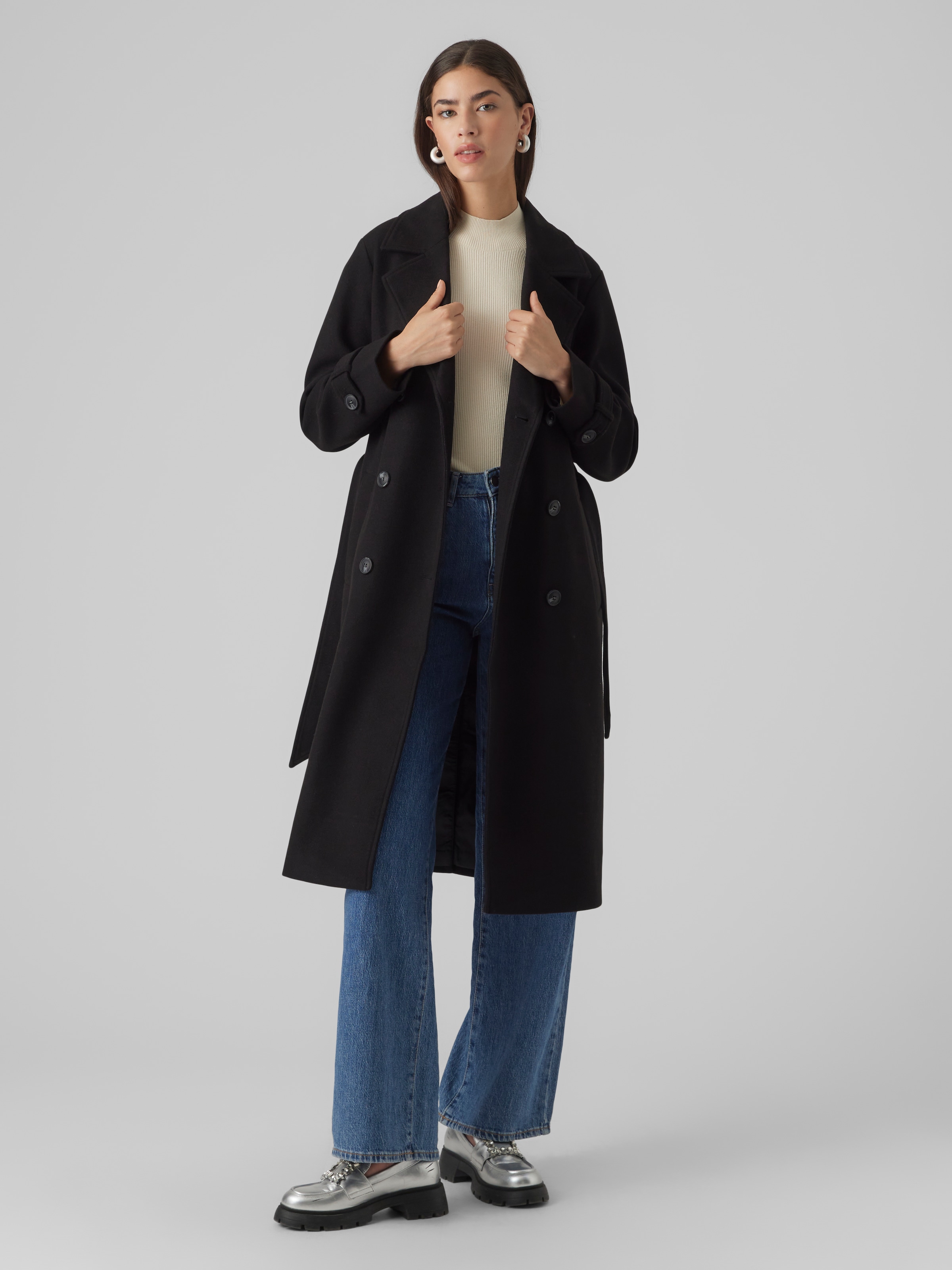 Vero Moda Trenchcoat »VMFORTUNEVEGA LONG TRENCHCOAT GA NOOS«