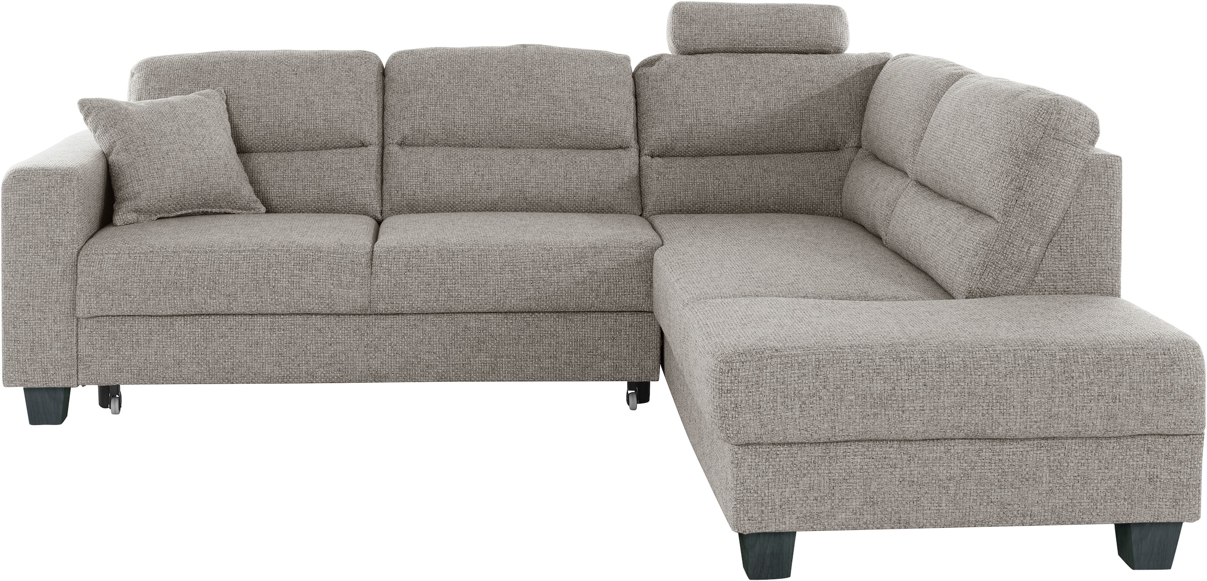 TRENDMANUFAKTUR Ecksofa »Chamber, zeitlos und modern, hoher Sitzkomfort, L-Form«, wahlweise mit Schlaffunktion