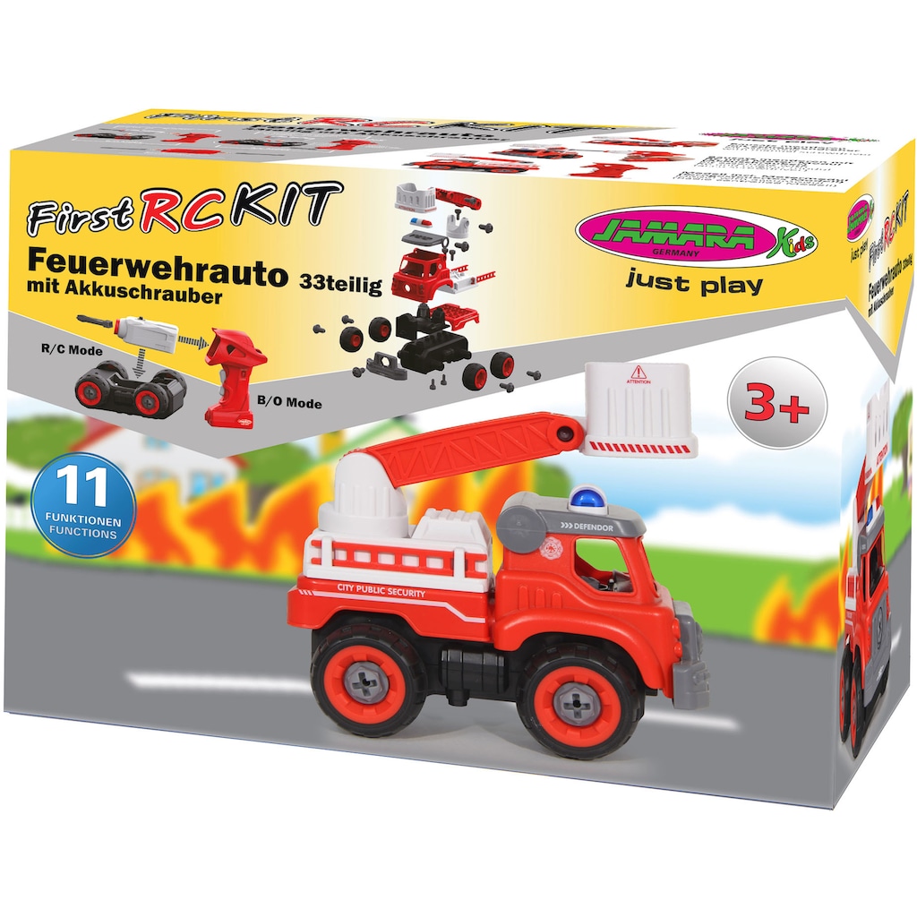 Jamara RC-Auto »First RC - Feuerwehrauto«, (33 tlg.)