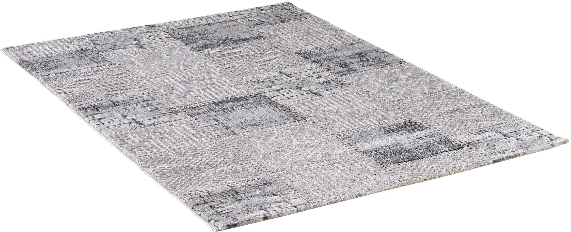 Sanat Teppich »Harmony 3202, auch als Läufer«, rechteckig, 12 mm Höhe, Wohnzimmer, Kurzflor, modern, Retro, Schlafzimmer