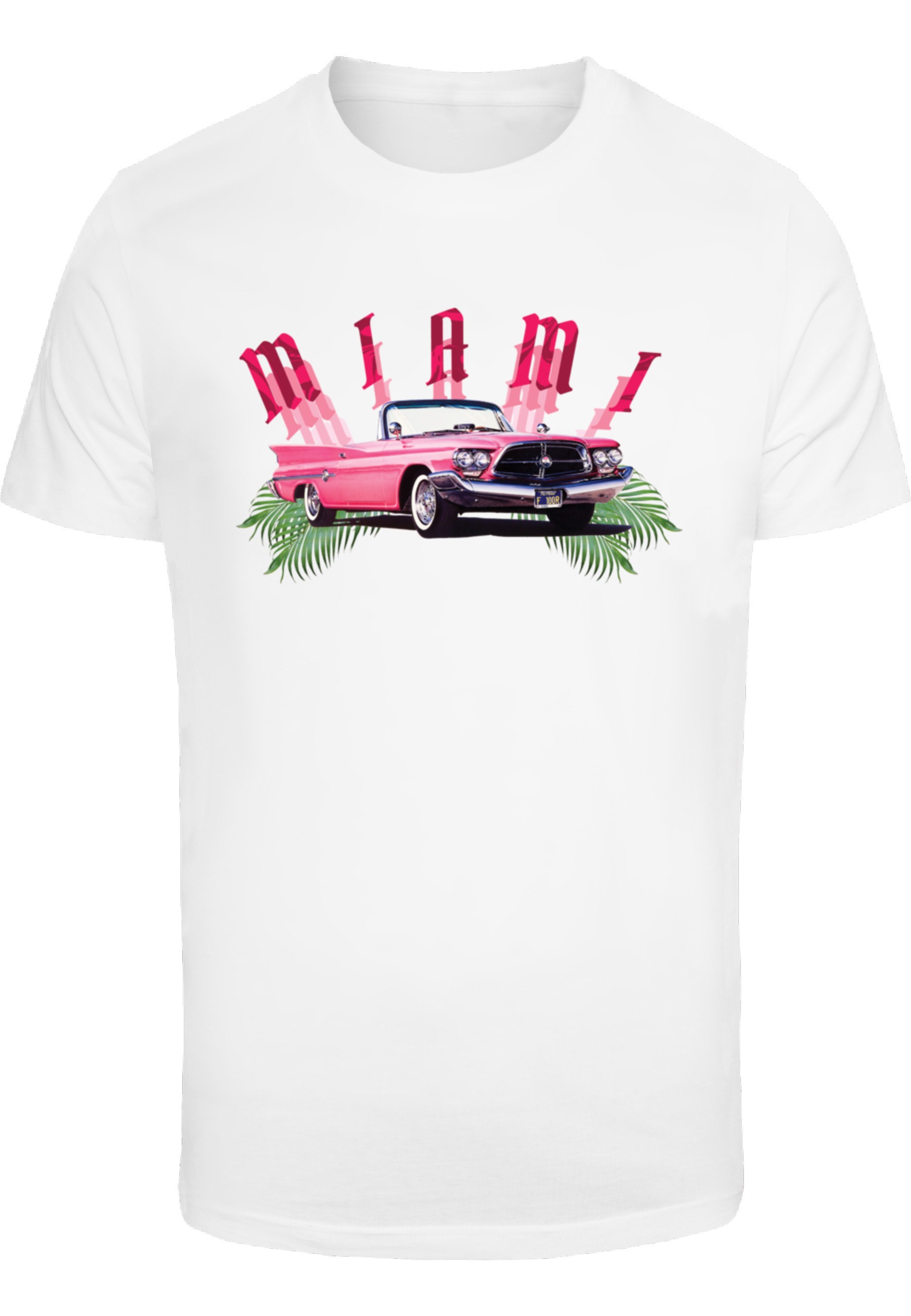 MisterTee T-Shirt "MisterTee Herren Miami Car Tee" 1 Stk.