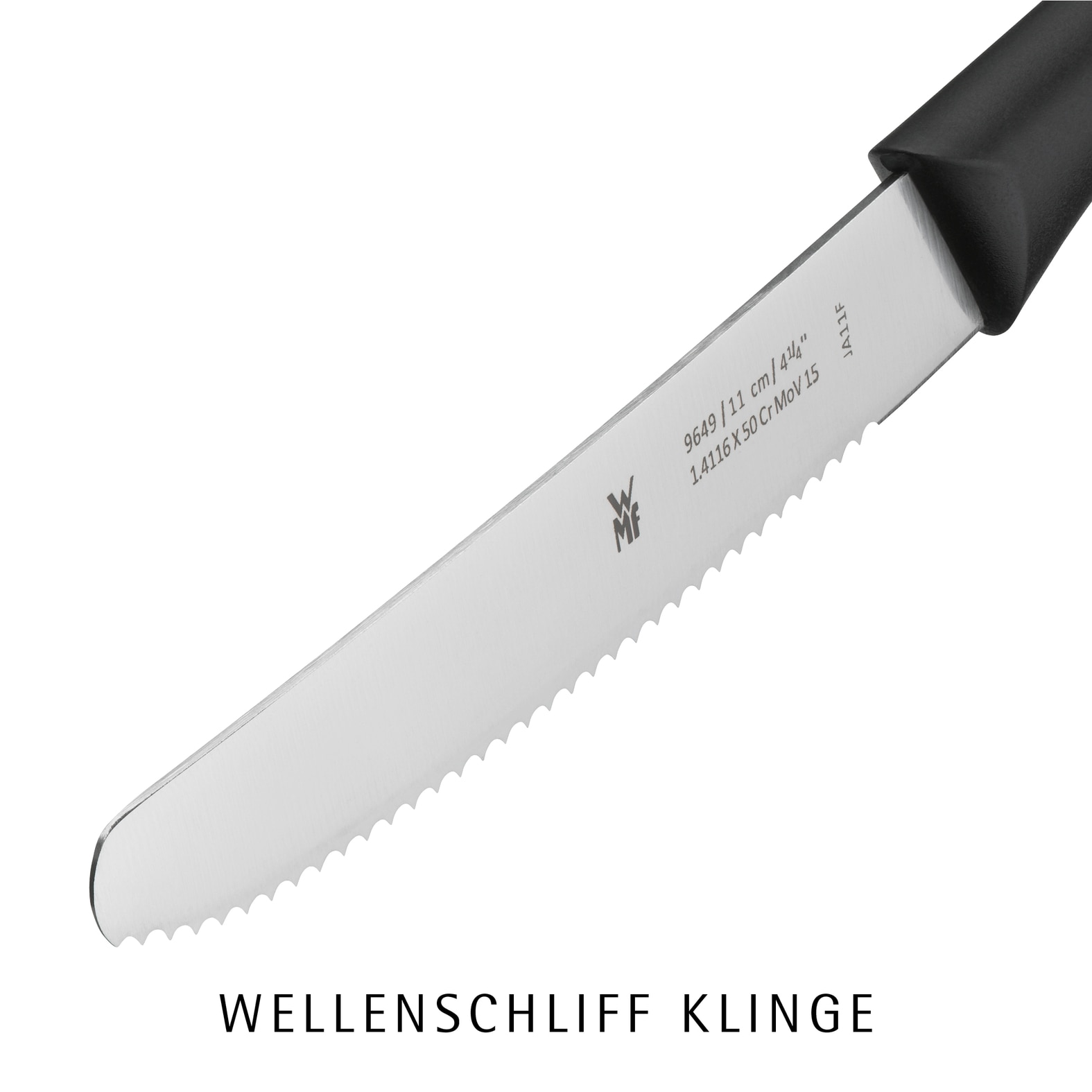 WMF Besteck-Set »Vespermesser, Klinge mit Wellenschliff aus Spezialklingenstahl« ideal für Brotzeit, multifunktional spülmaschinengeeignet