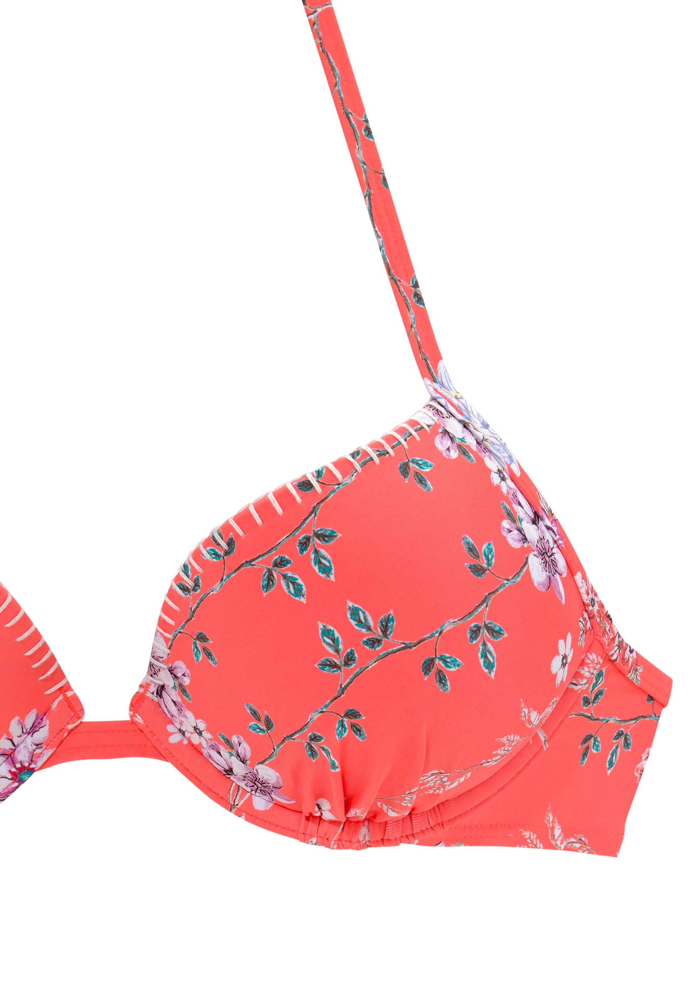 Sunseeker Push-Up-Bikini-Top »Ditsy«, mit Häkelkante