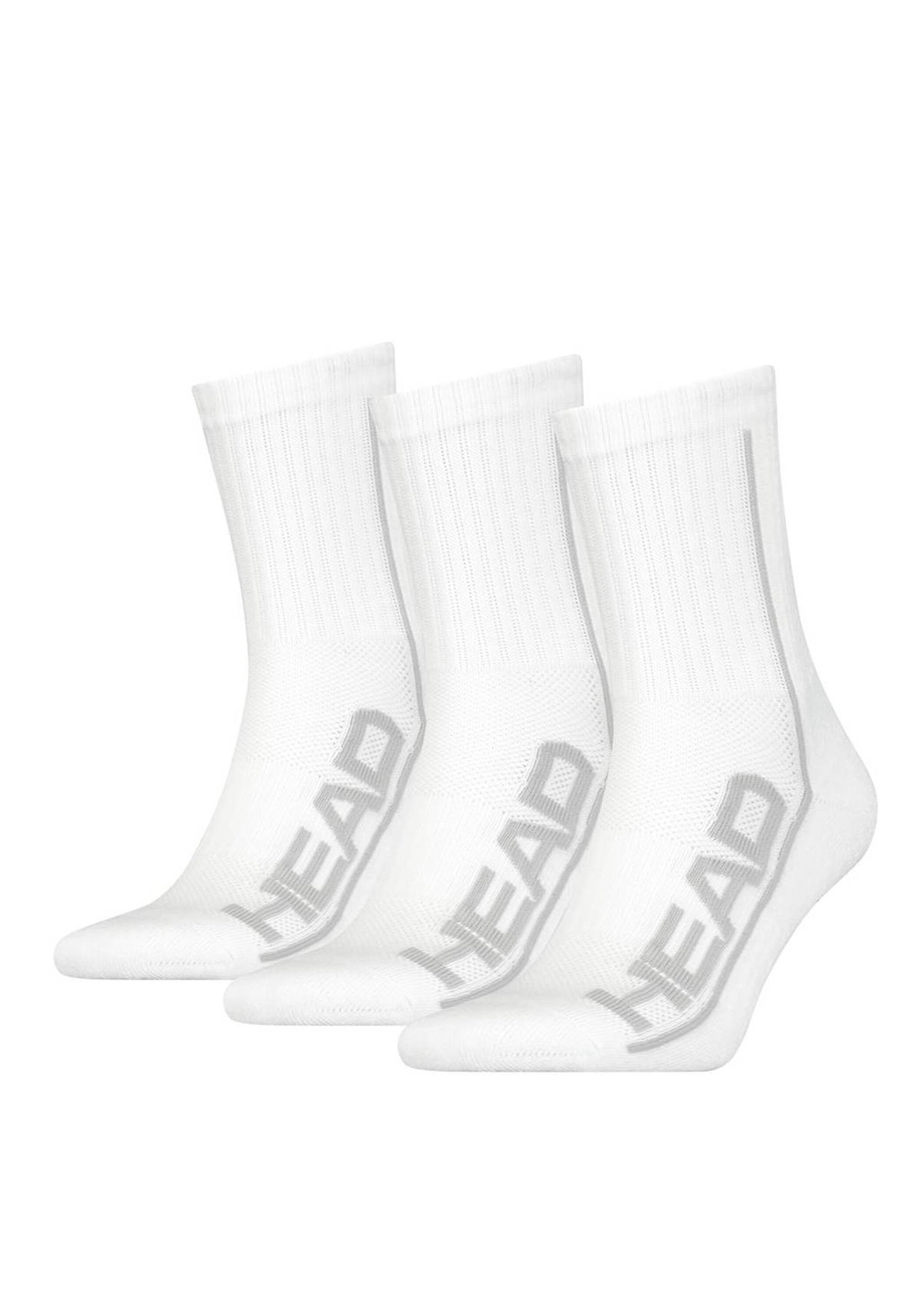 HEAD Herren Quarter Socken 3er-Pack – Knöchelhoch, Aus Baumwolle, Mit Flacher Naht & Geprägtem Logo
