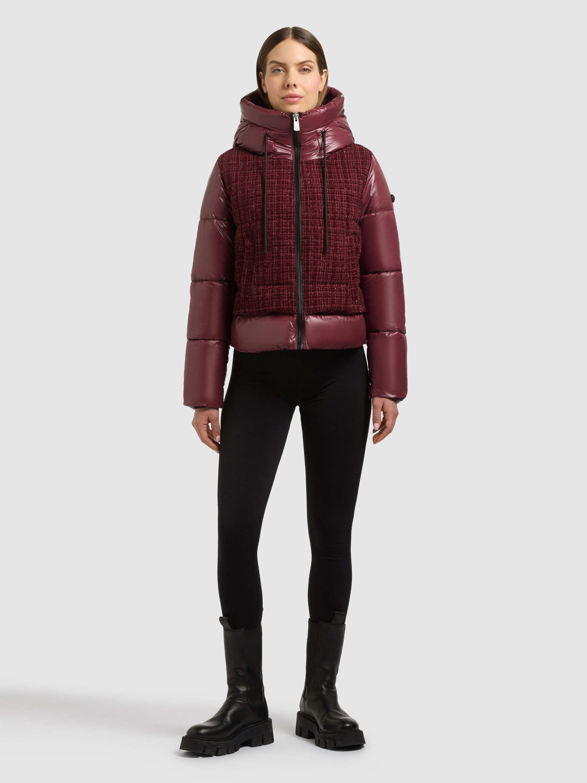khujo Steppjacke »GRIEDA« mit Kapuze