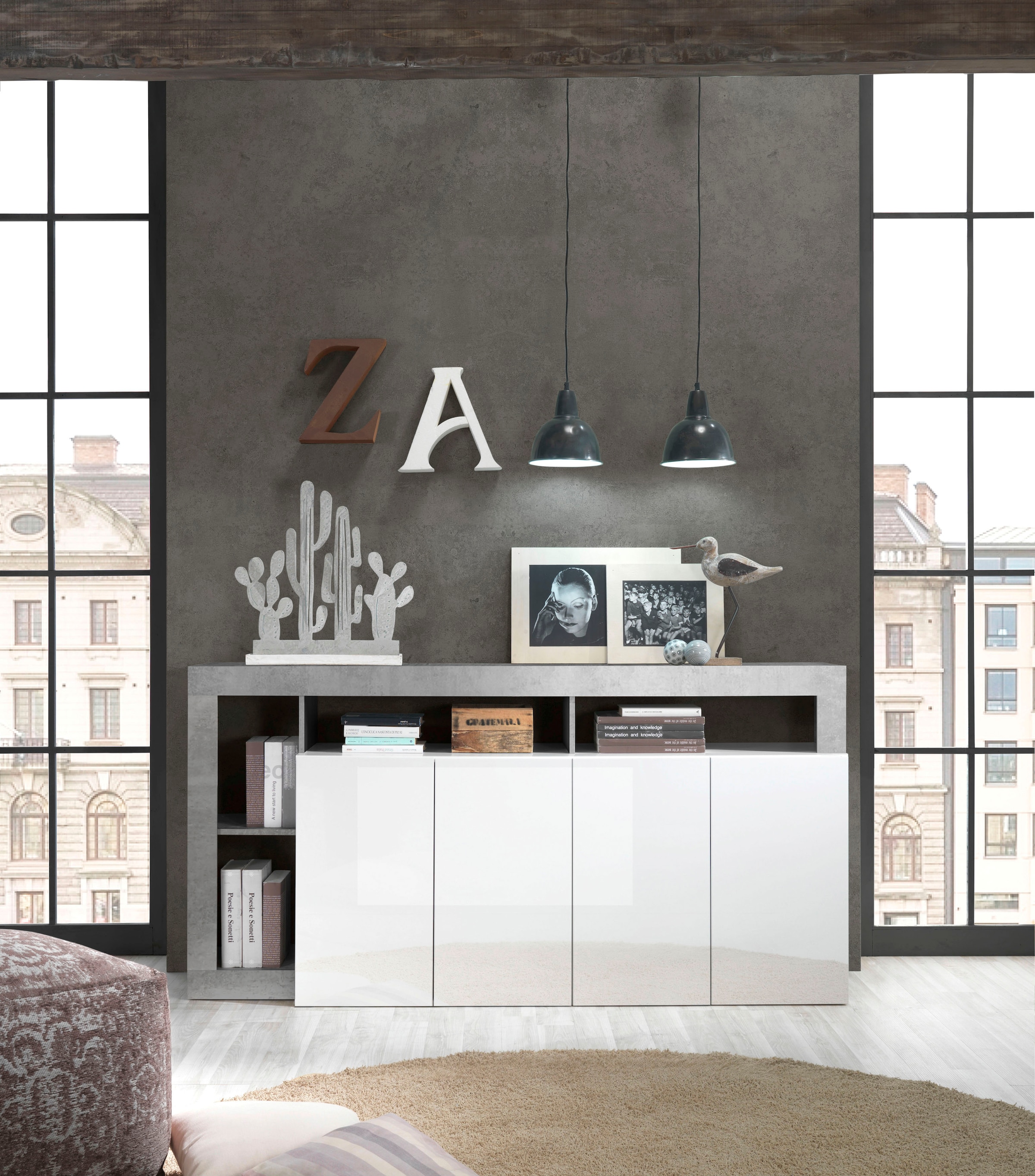 Home affaire Sideboard "Hamburg" Breite 184 cm günstig online kaufen