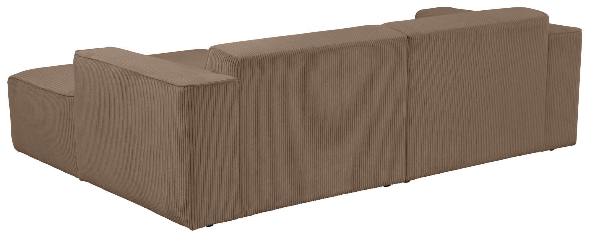 andas Ecksofa »Noord«, mit Kedernaht, Breite 234 cm, Cord, Struktur, Webstoff