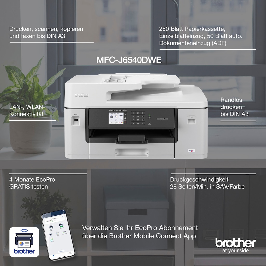 Brother Multifunktionsdrucker »MFC-J6540DWE«