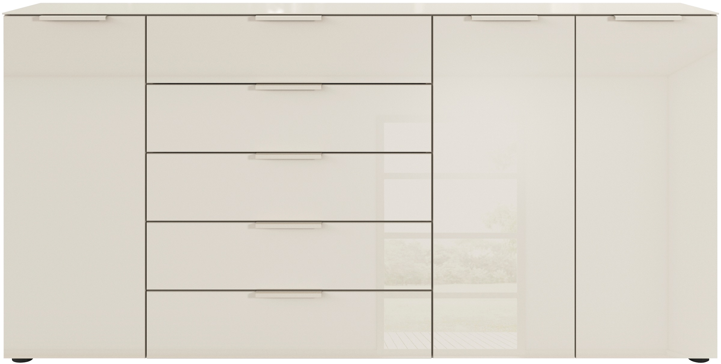 rauch Kombikommode "Kommode Türkommode Sideboard Kombikommode FLIPP mit Gla günstig online kaufen