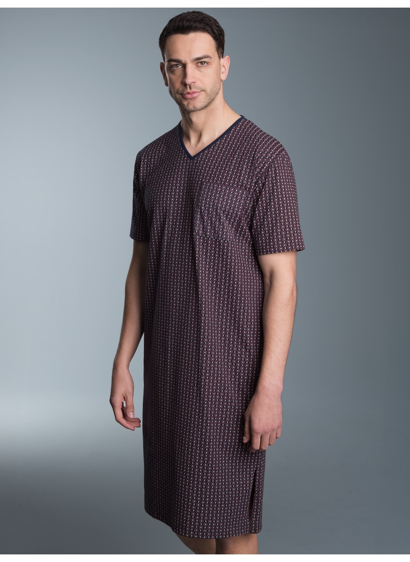 Trigema Pyjama "TRIGEMA Nachthemd mit Allover-Vintage-Print", 1 Stk. günstig online kaufen