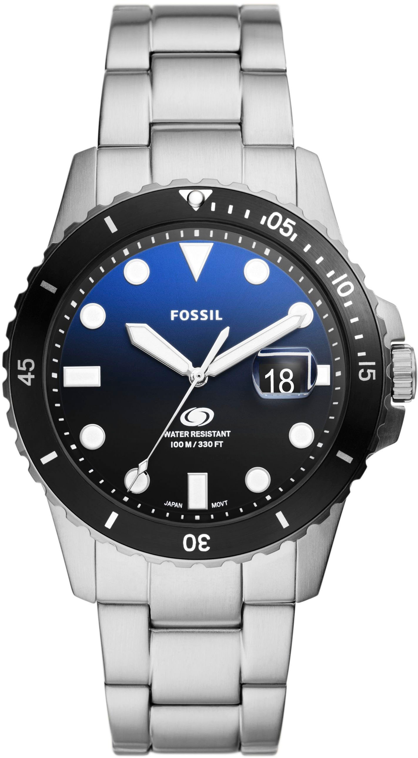Fossil Herren-Armband Edelstahl – Goldfarben Gebürstet, 185 Mm Länge, 6 Mm Breite