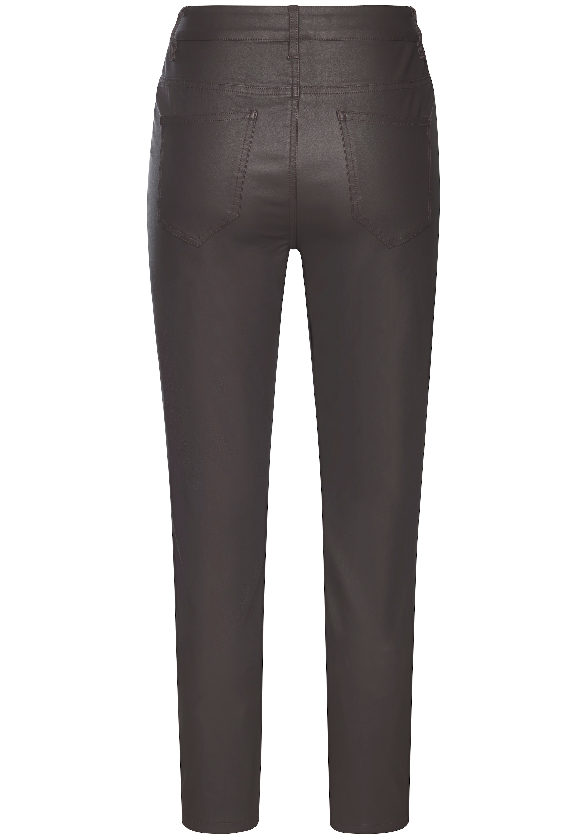 LASCANA Lederimitathose  in schmaler Passform, figurbetonte Jeggings mit Stretchanteil