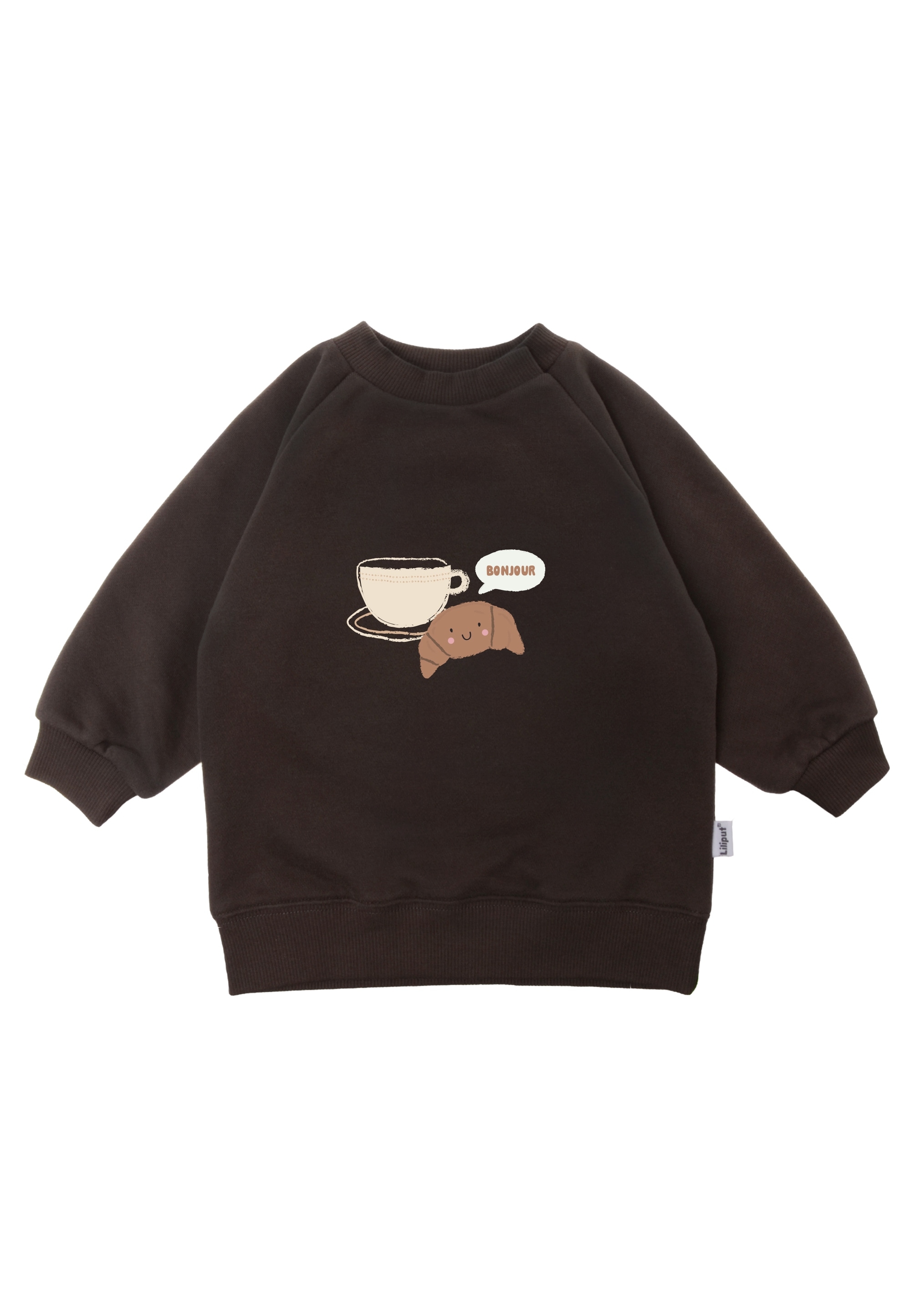 Liliput Sweatshirt "Croissant Bonjour", 1 Stk. aus super weichem Material