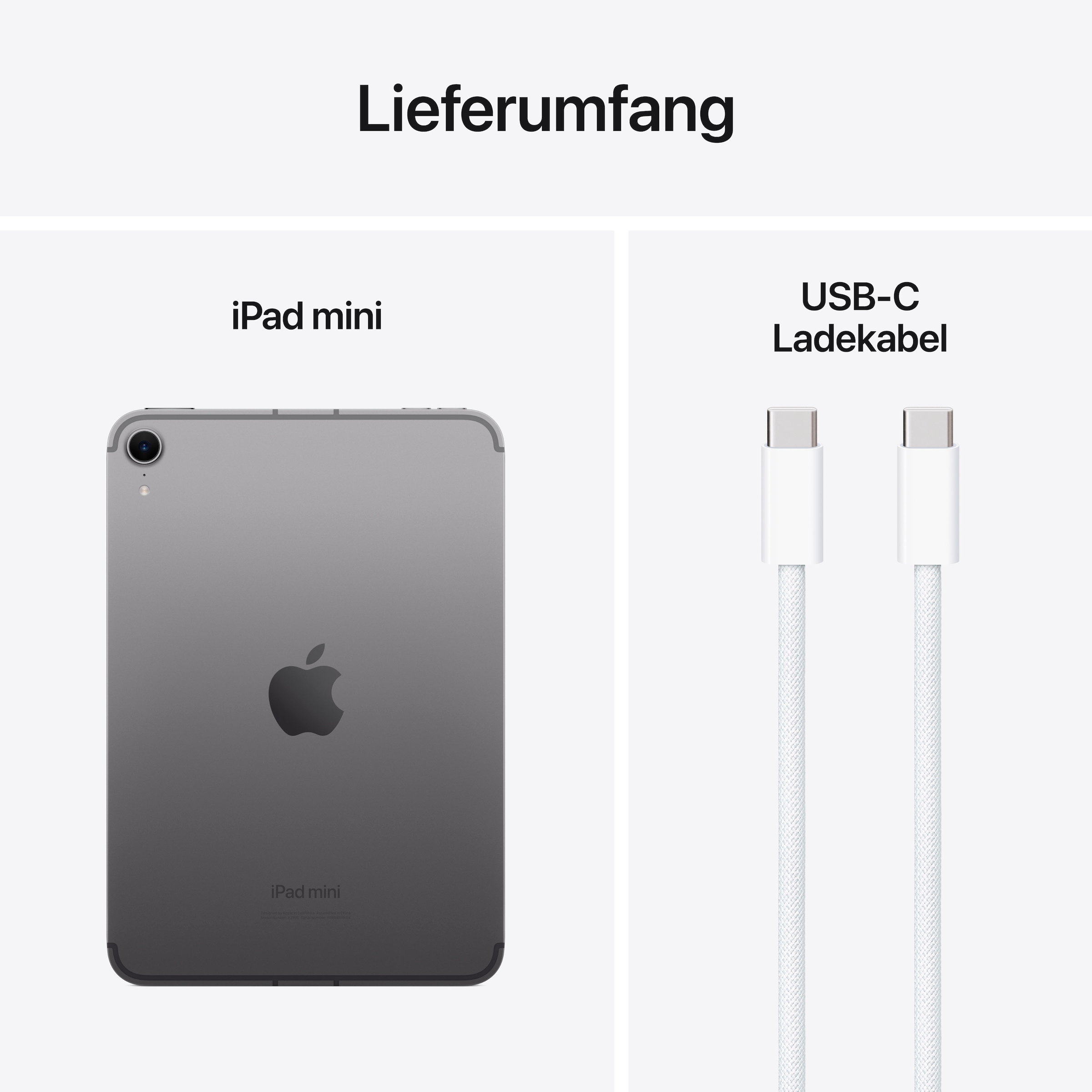 Apple Tablet »iPad mini 2024 Wi-Fi + Cellular 256GB«, (21 cm / 8,3 Zoll), iPadOS, 5G,)