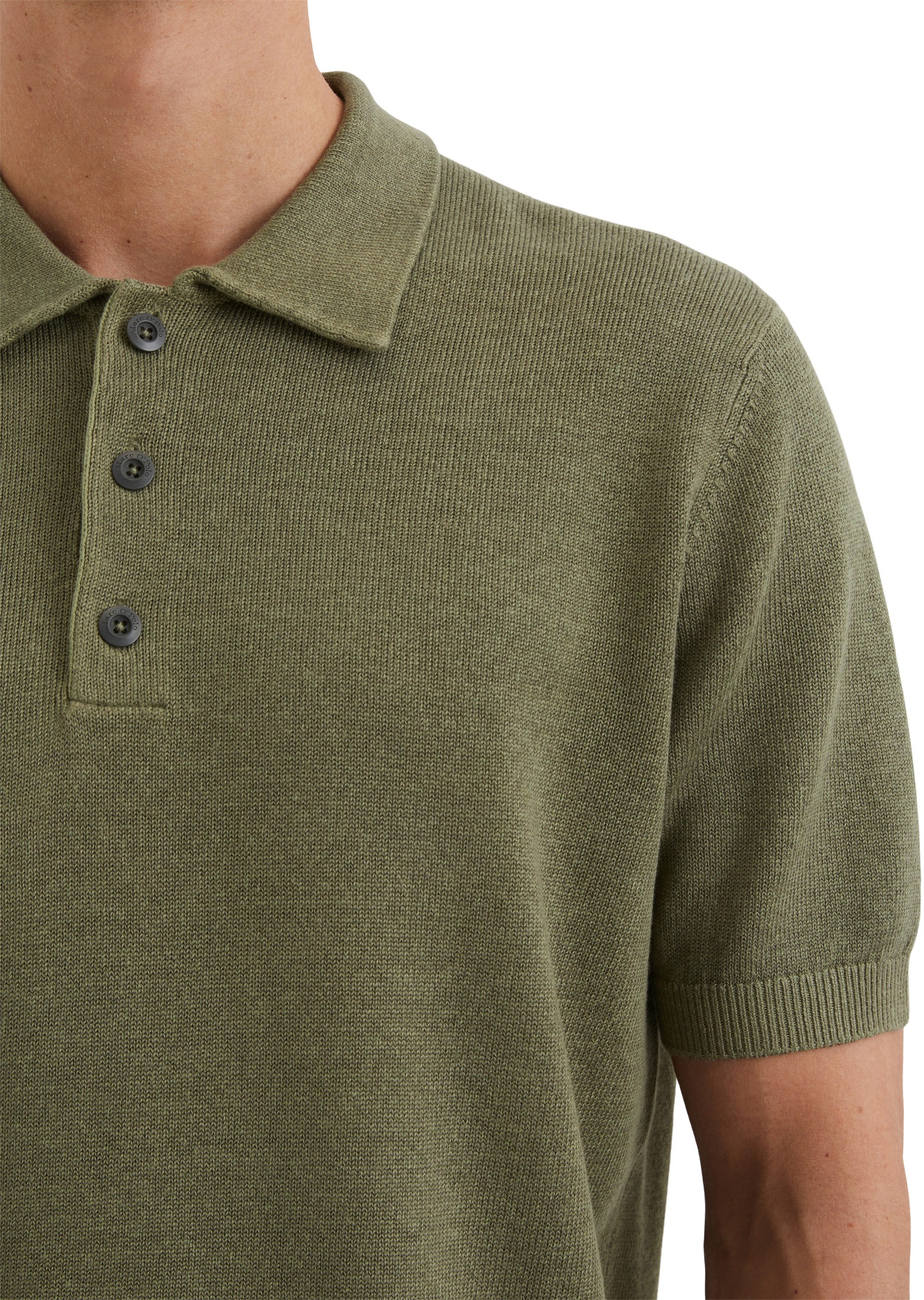 Marc O'Polo Strickpullover »aus Leinen-Baumwoll-Mix«