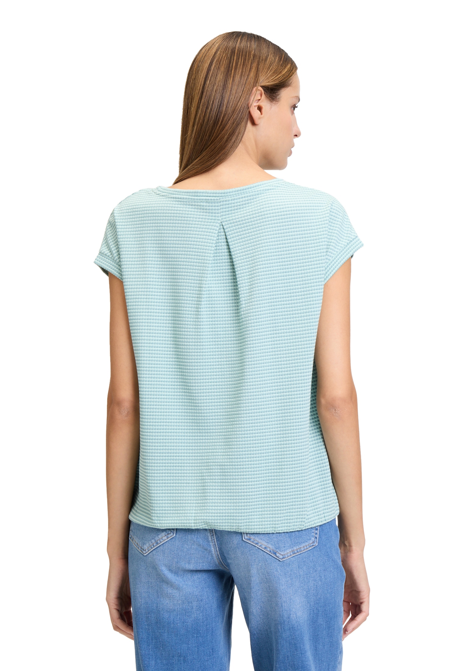 Betty&Co Kurzarmshirt »Betty & Co Casual-Shirt mit Gummizug«, (1 tlg.), Material