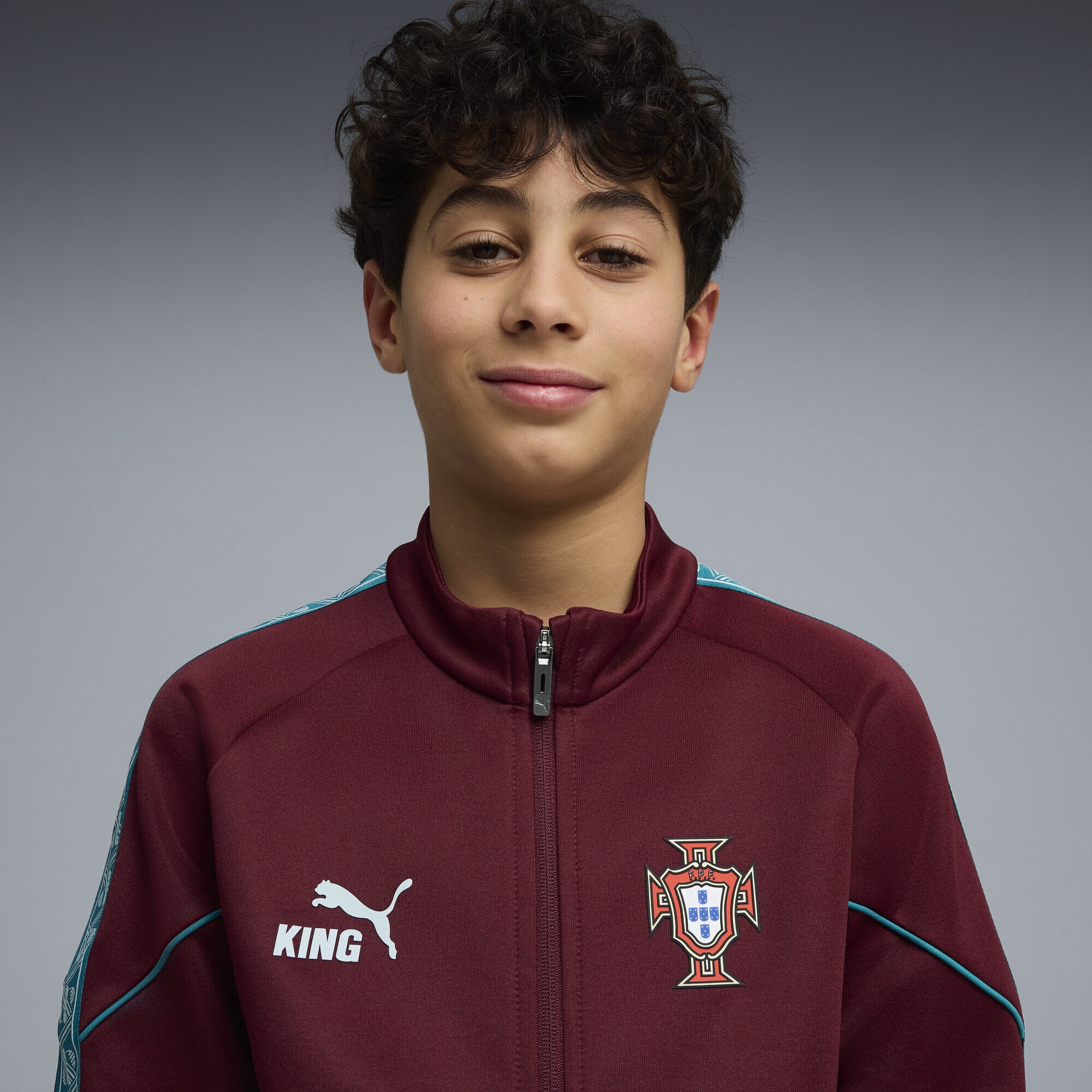 PUMA Sweatjacke »Portugal KING Anthem Jacke Jugendliche«