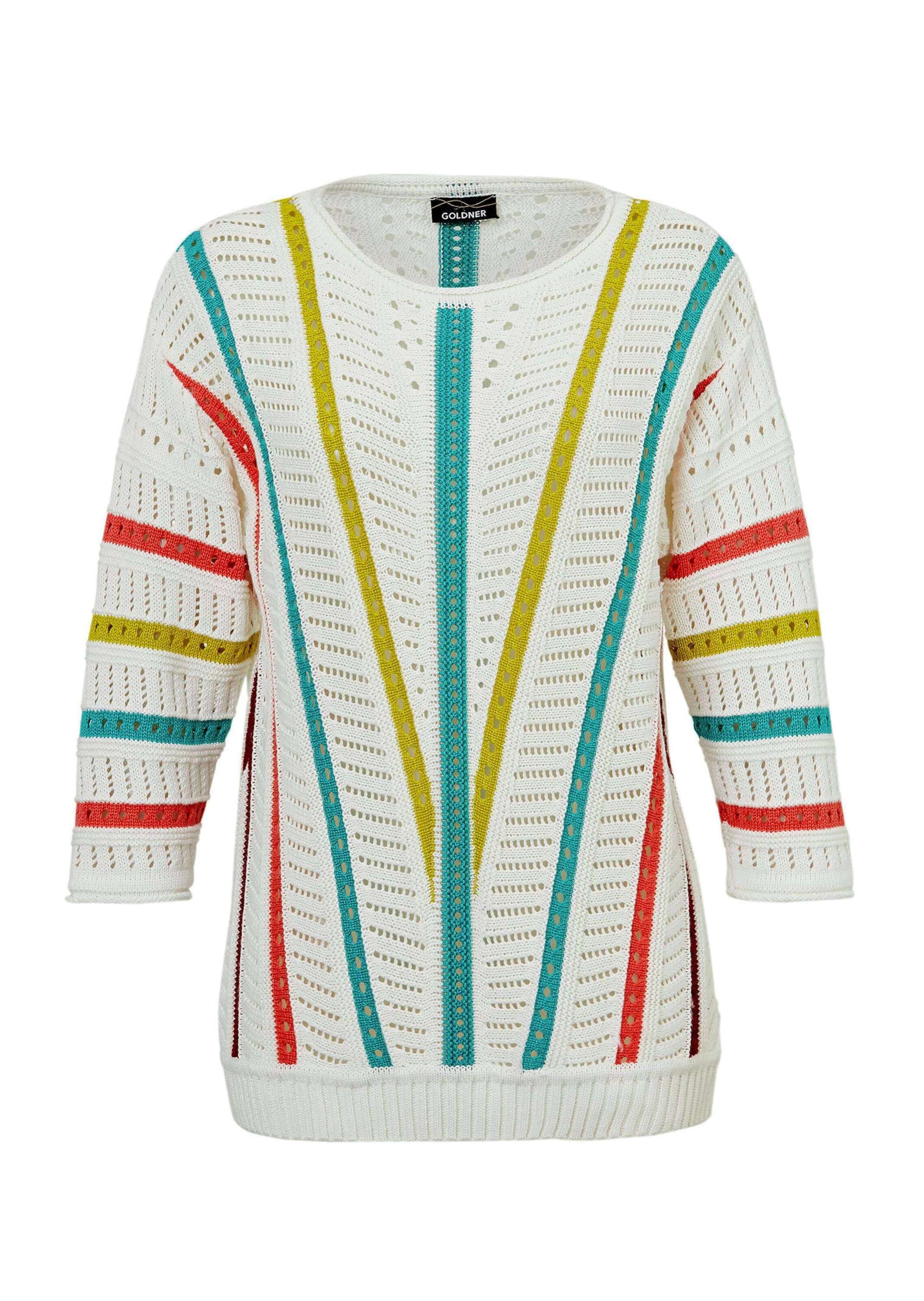 GOLDNER Rundhalspullover "Strickpullover mit U-Boot-Ausschnitt" günstig online kaufen