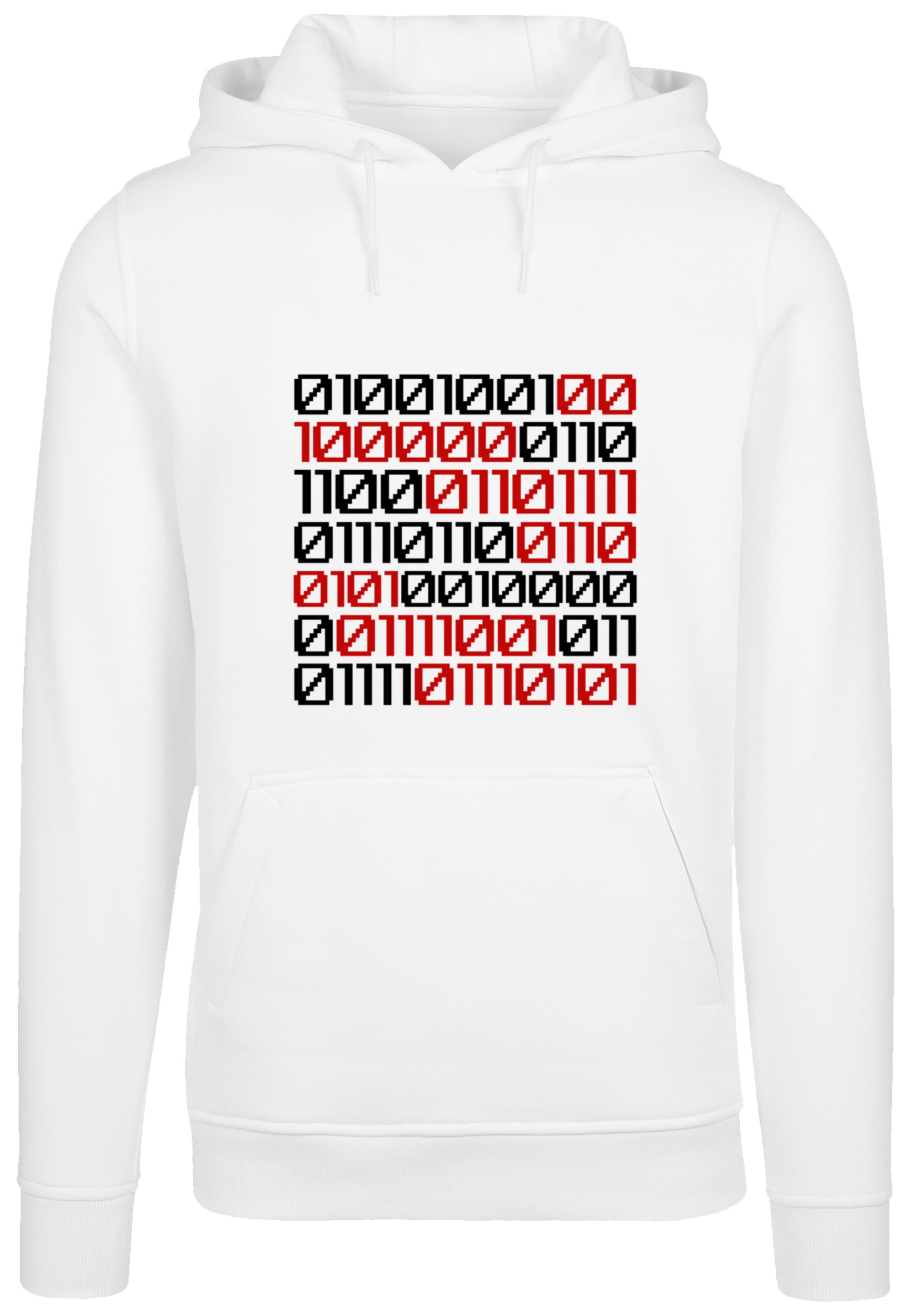 F4NT4STIC Kapuzenpullover »I love you 01001001 Binary Code Valentinstag«, Premium Qualität