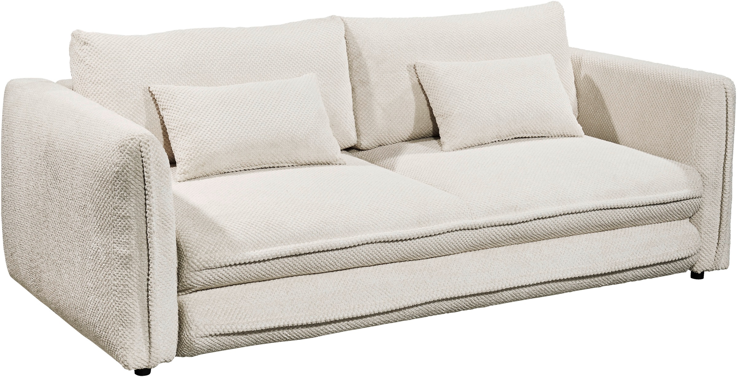 ED EXCITING DESIGN Schlafsofa »Stanley«, mit Bettkasten & 2 Zierkissen