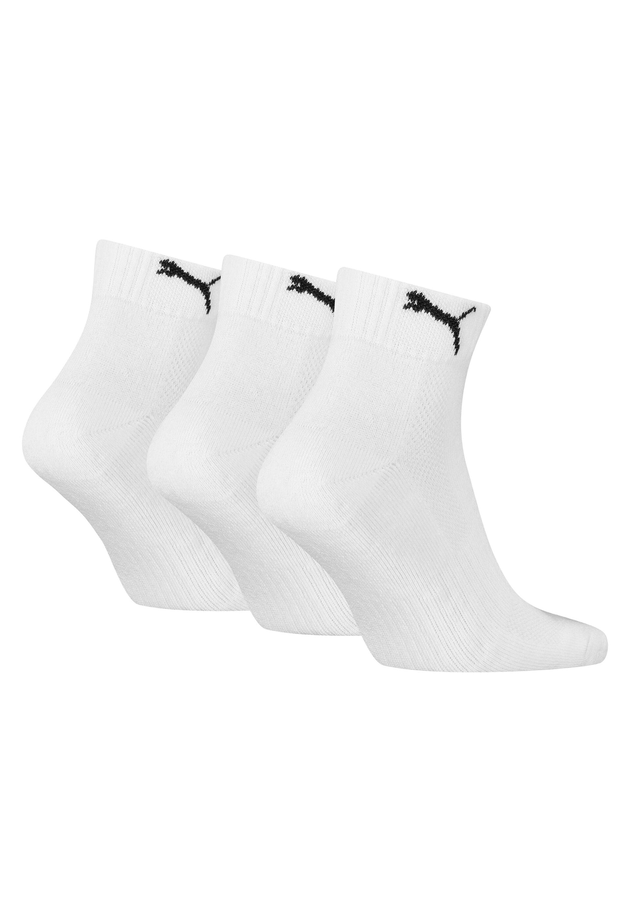 PUMA Kurzsocken »Socken Cushioned Quarter 3P 3er Pack«