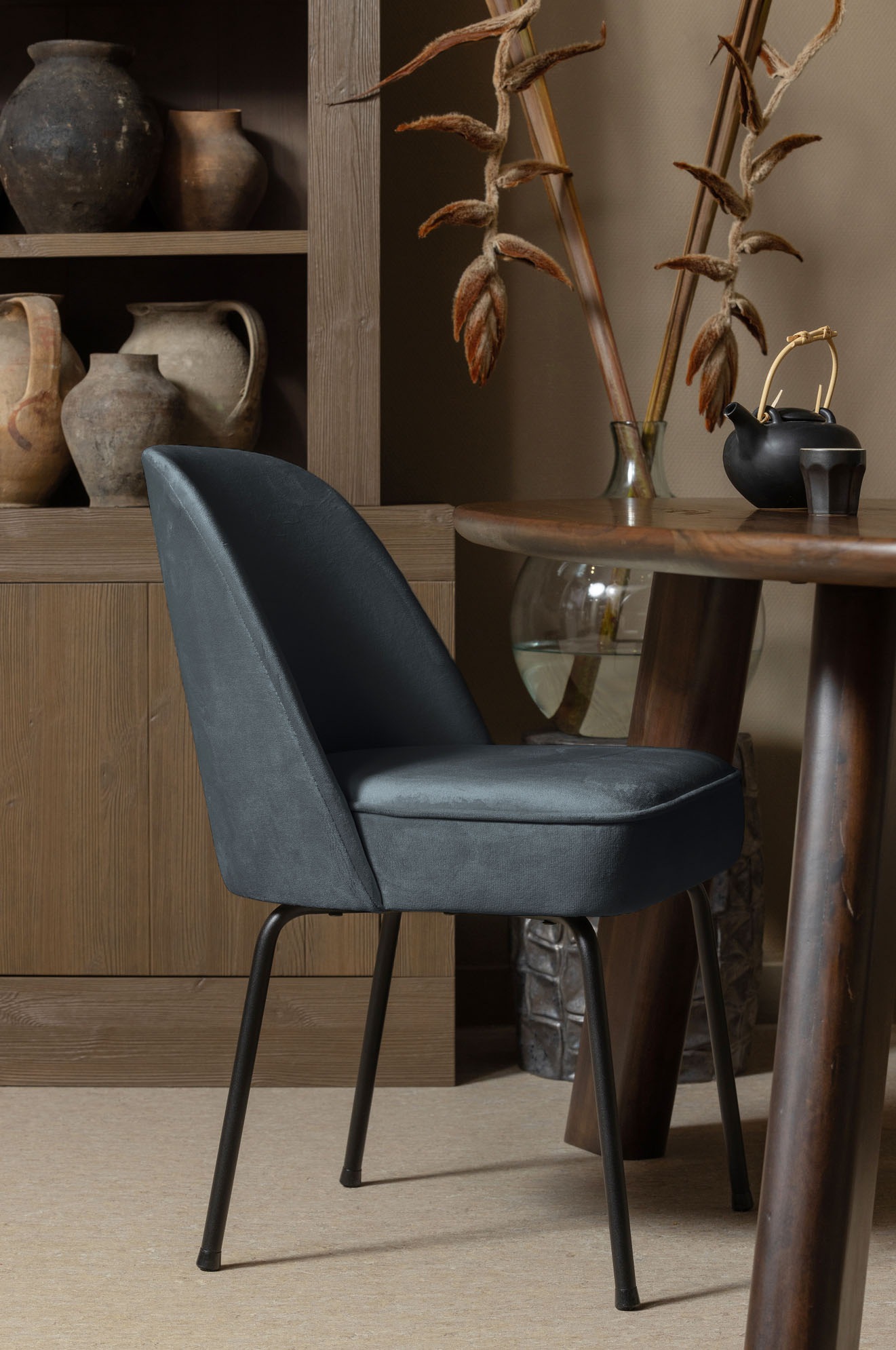 WOOOD Esszimmerstuhl "Stockholm" (Set) 2 Stk.Polsterstuhl, 4-Fuß-Metallgest günstig online kaufen