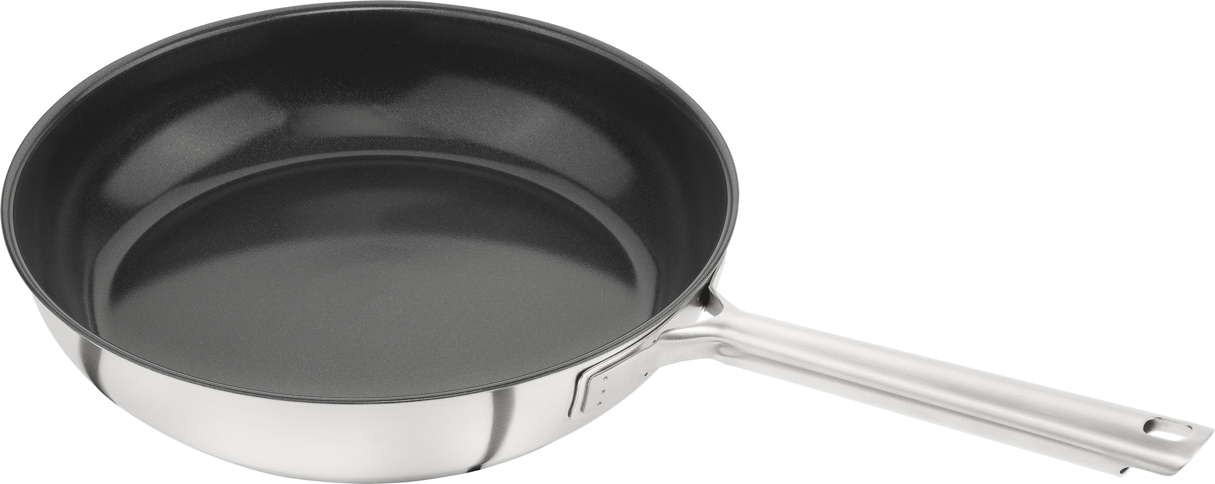 Zwilling Bratpfanne "TrueFlow" Edelstahl 18/10 1 tlg. Keramik-Antihaftbeschichtung, 18/10 Edelstahl, Rostfrei, Induktion