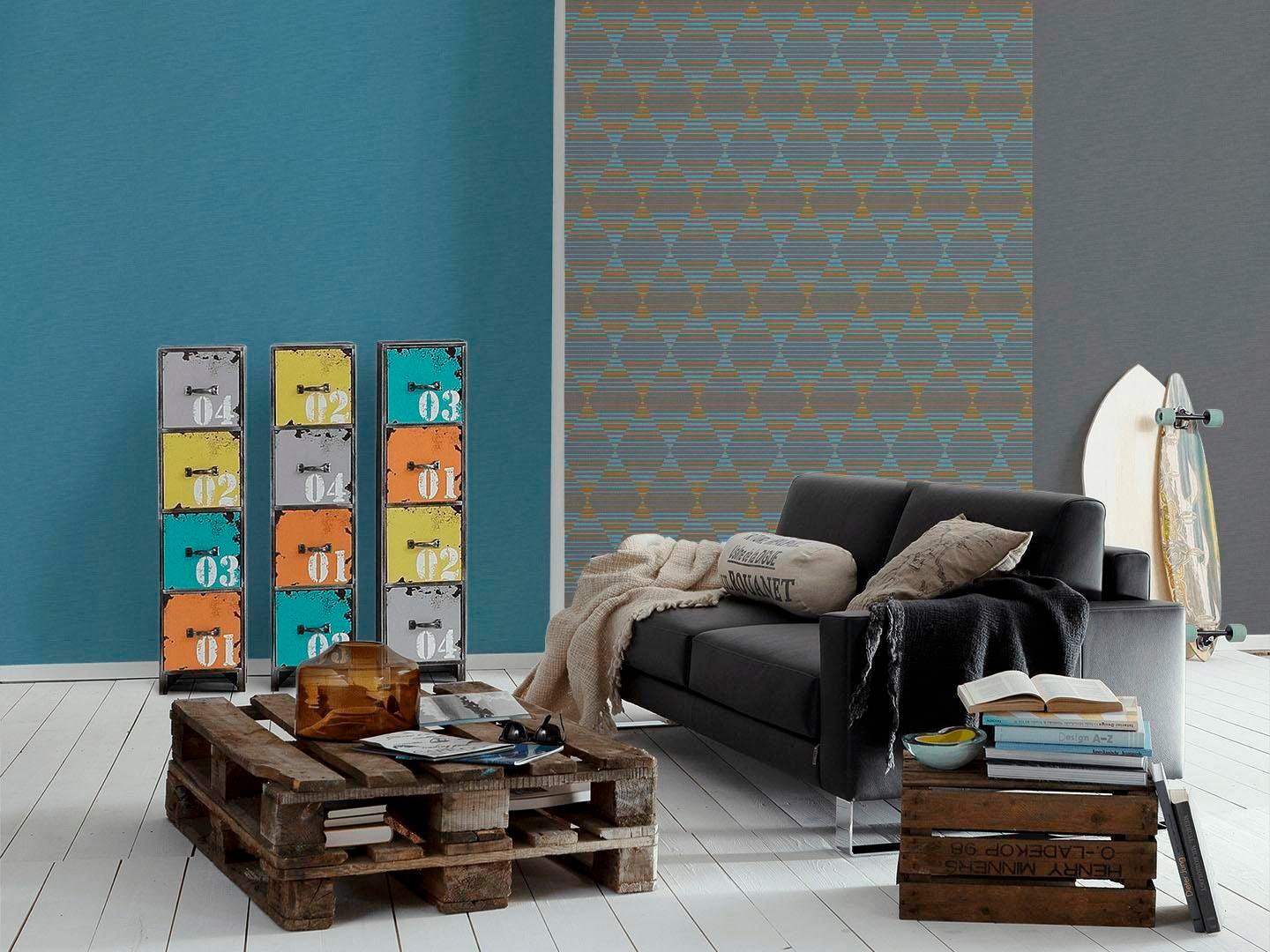 living walls Vliestapete »Linen | BAUR Style«, online bestellen geometrisch-grafisch