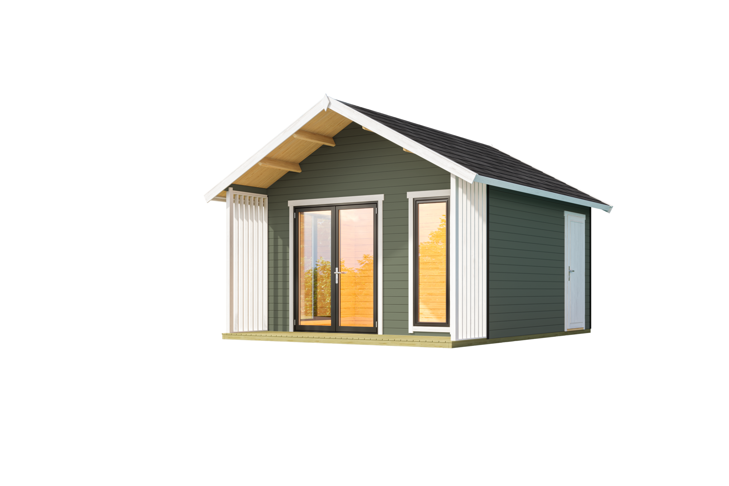 Nordic Holz Gartenhaus "MURANO 1" günstig online kaufen