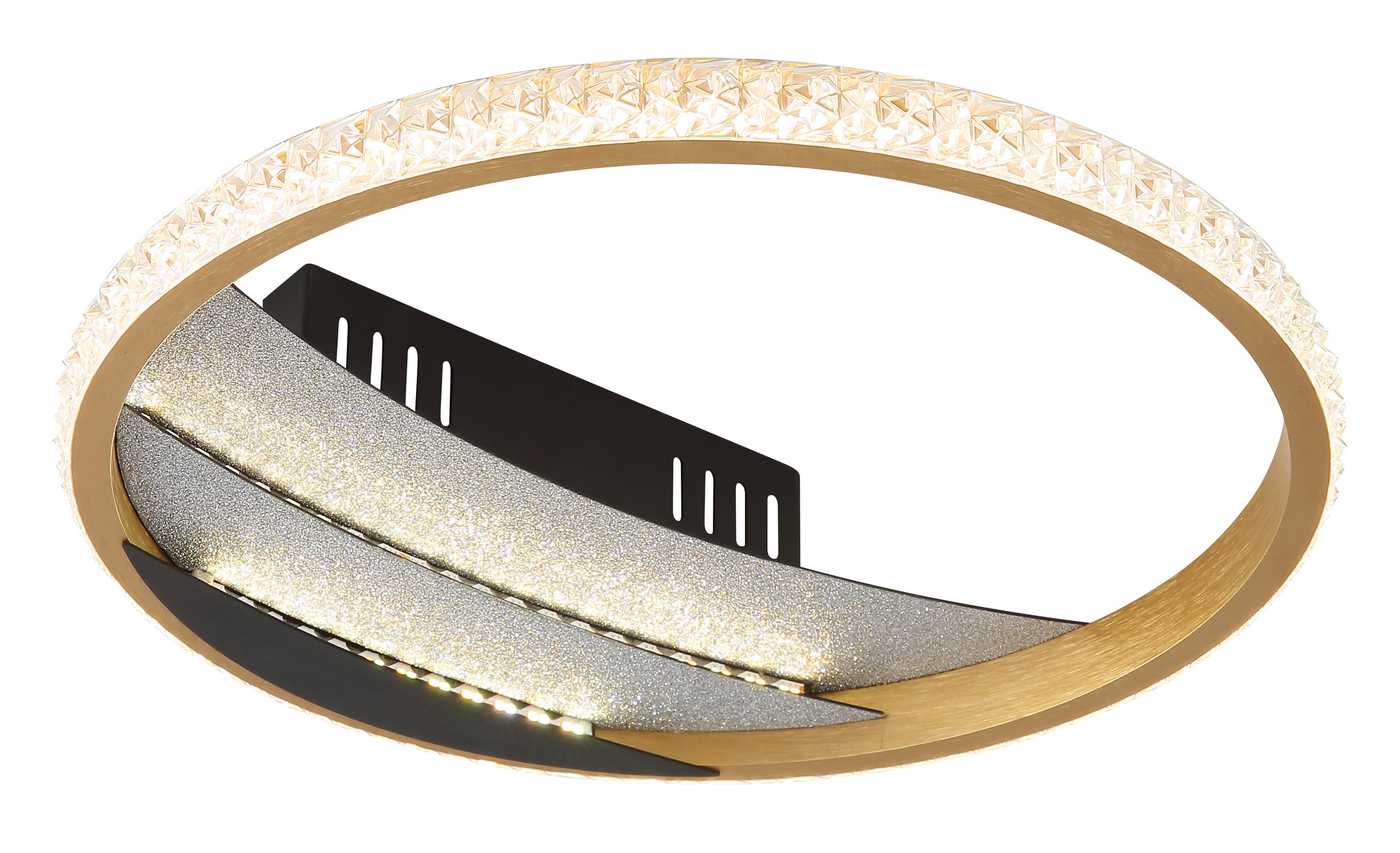 GLOBO LIGHTING Deckenleuchte »CONSTANCE« LED-Modul 1 Stk. LED Deckenleuchte für Wohn- & Schlafzimmer gold