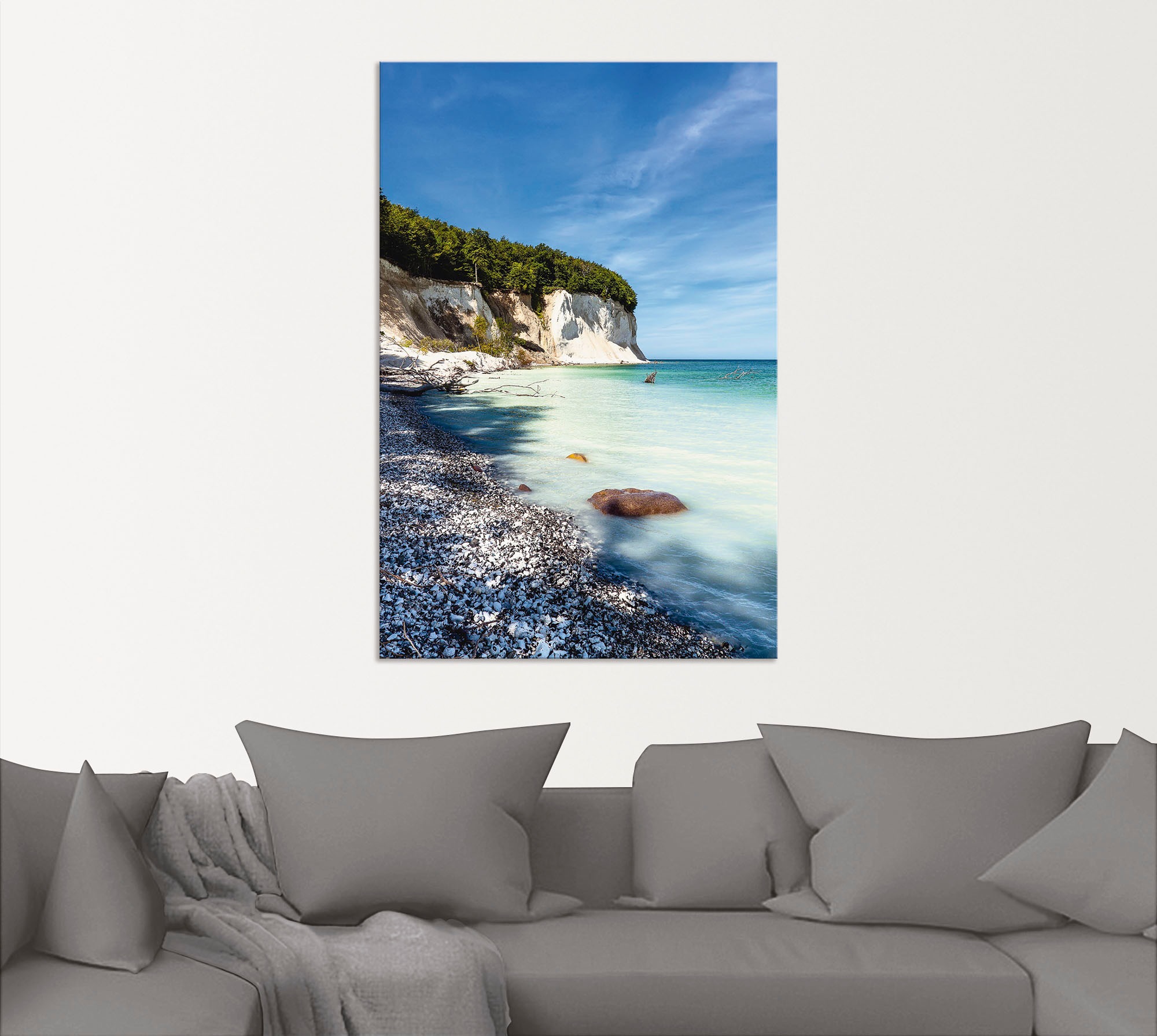 Artland Wandbild "Kreidefelsen auf der Insel Rügen III", Küste, (1 St.), al günstig online kaufen