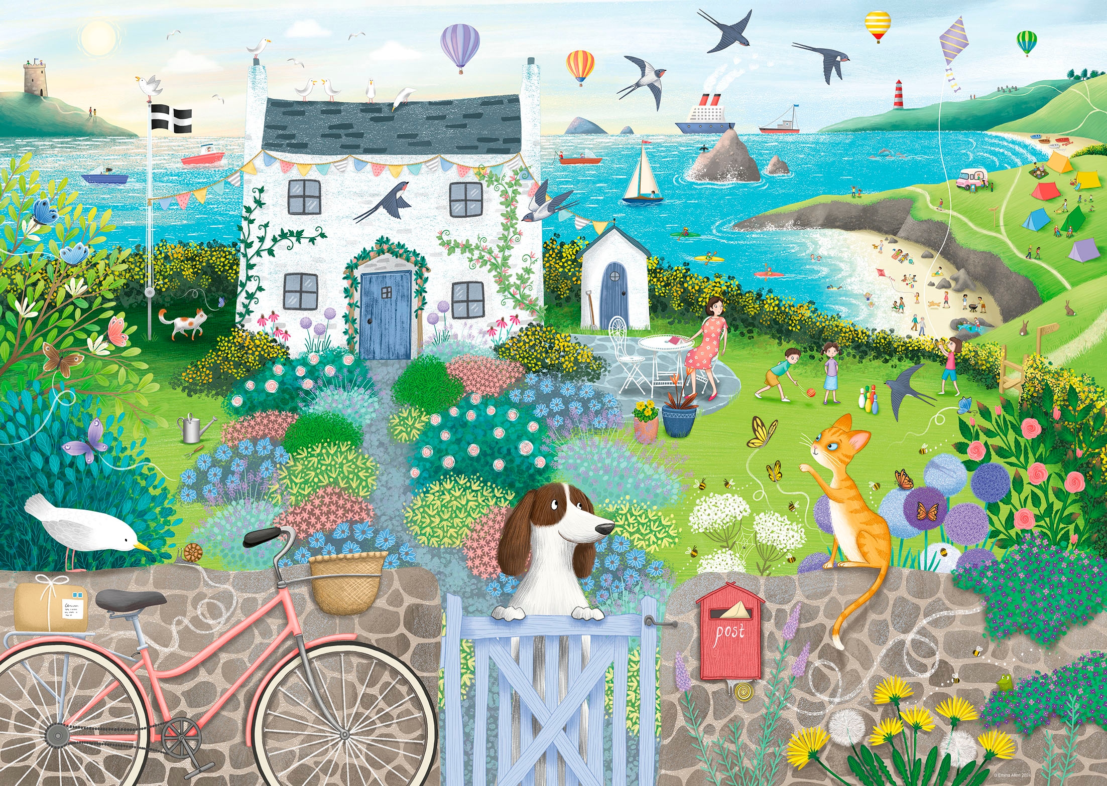 Ravensburger Puzzle »Coastal Cottage«, Made in Germany