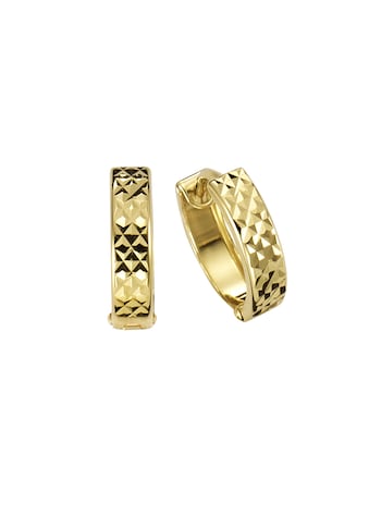 Paar Creolen »333 Gold diamantiert 12mm«