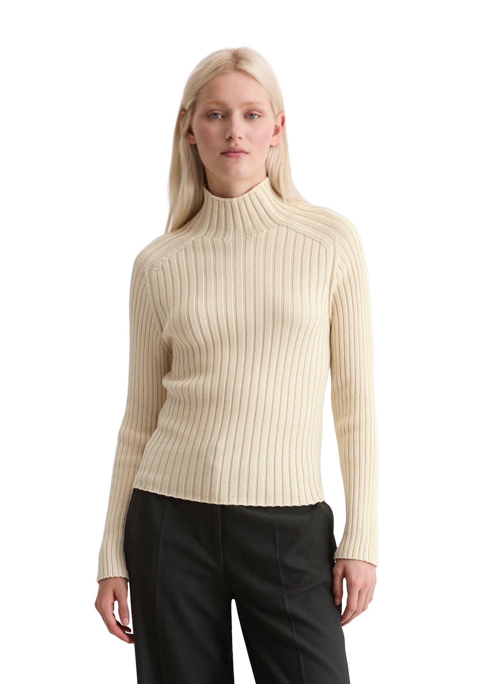 Marc OPolo Stehkragenpullover "aus Heavy Weight Cotton" günstig online kaufen