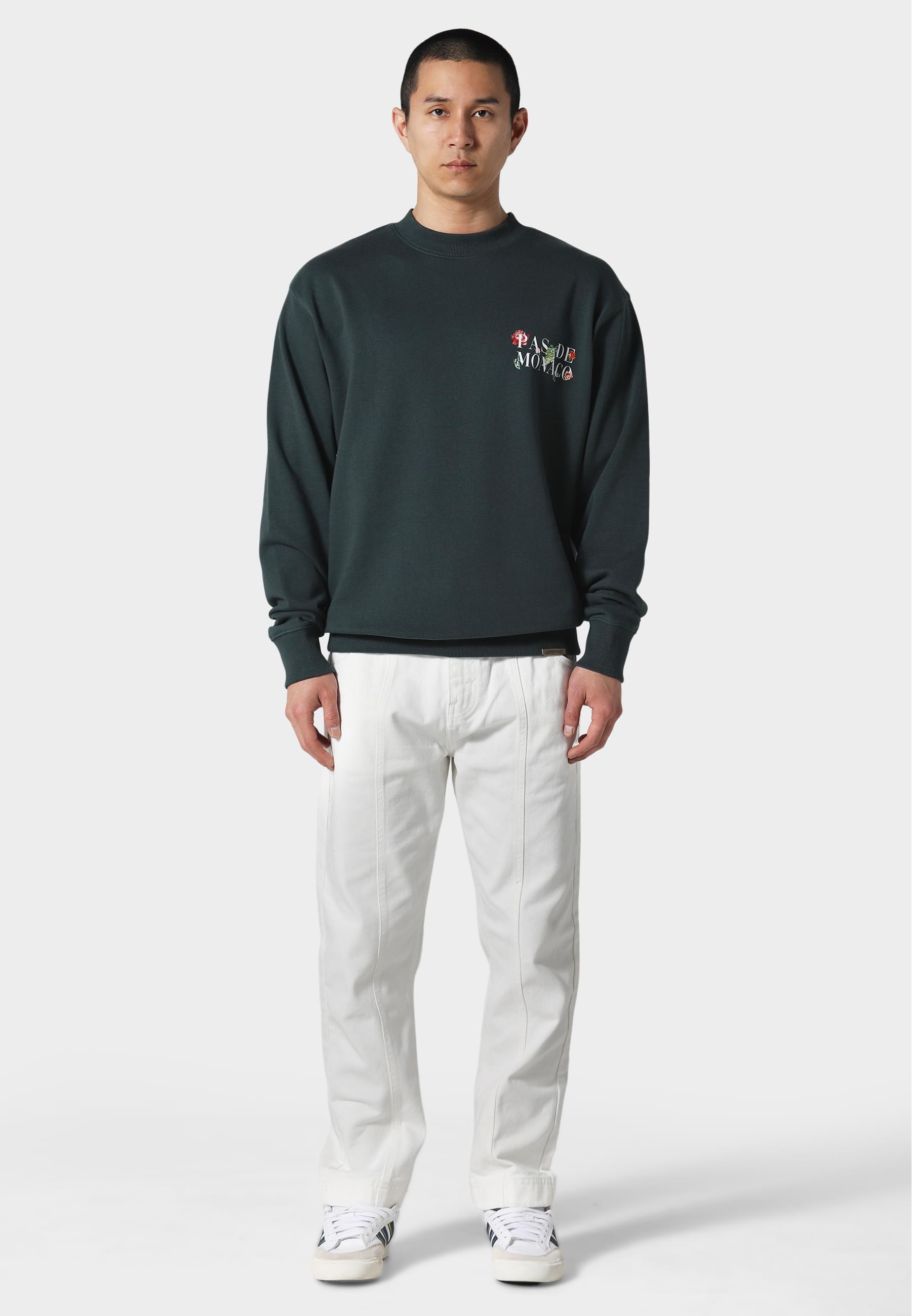 Pas De Monaco Rundhalspullover »Pas De Monaco FLORALE-S SWEATSHIRT«, (1 tlg.)