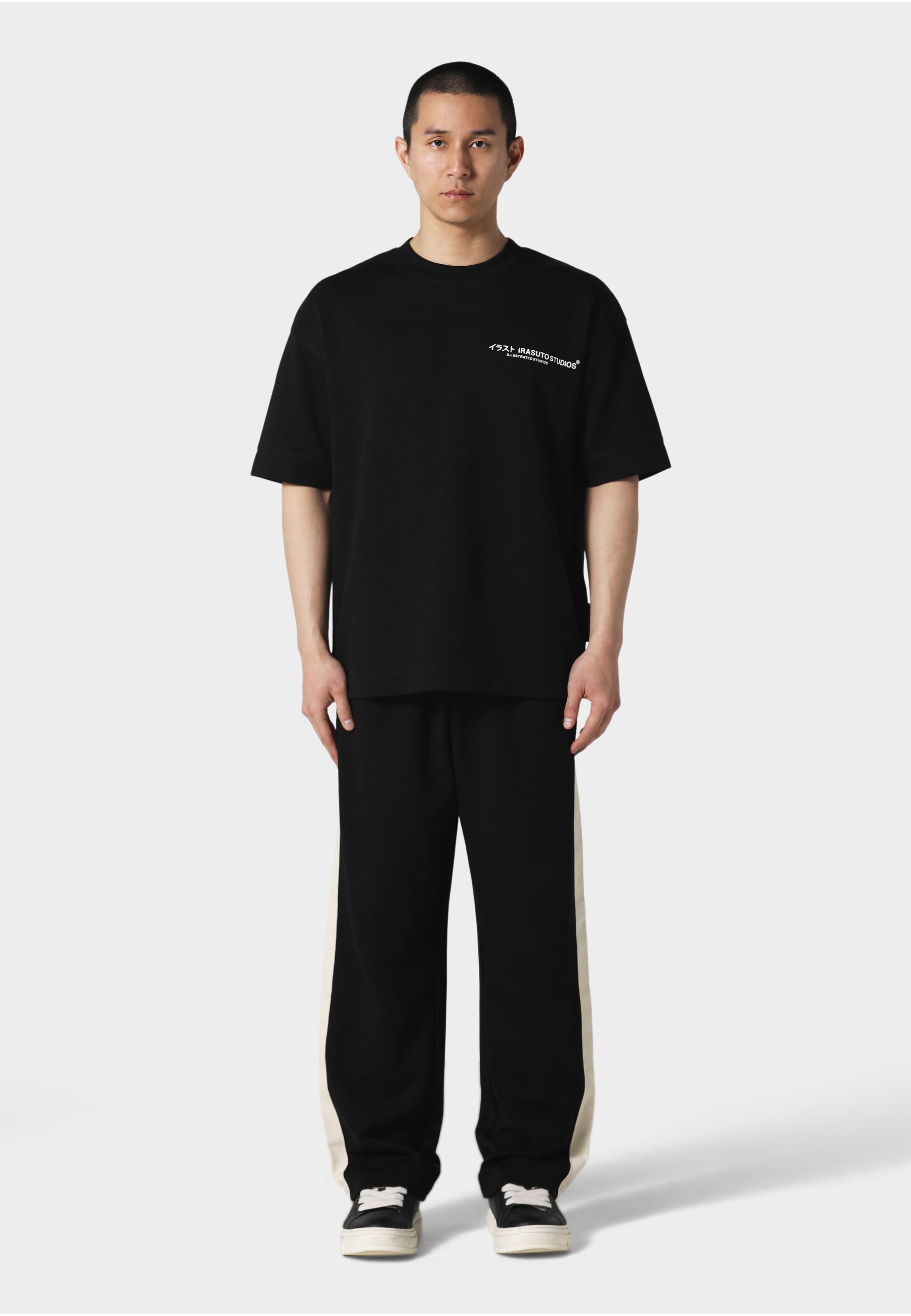 Irasuto Studios Stoffhose »Irasuto Studios OPEN HEM PANTS«