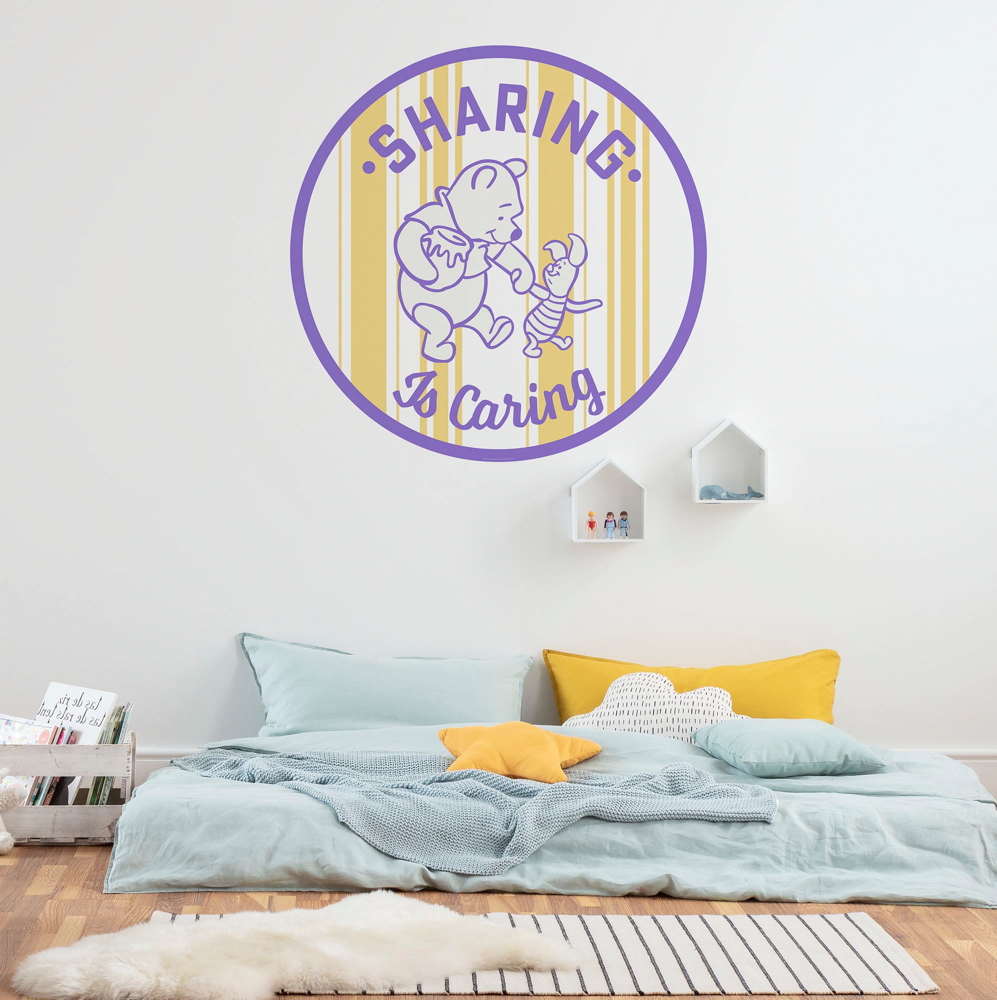 Komar Wandtattoo "selbstklebendes Vlies - Winnie the Pooh Sharing - Größe 1 günstig online kaufen