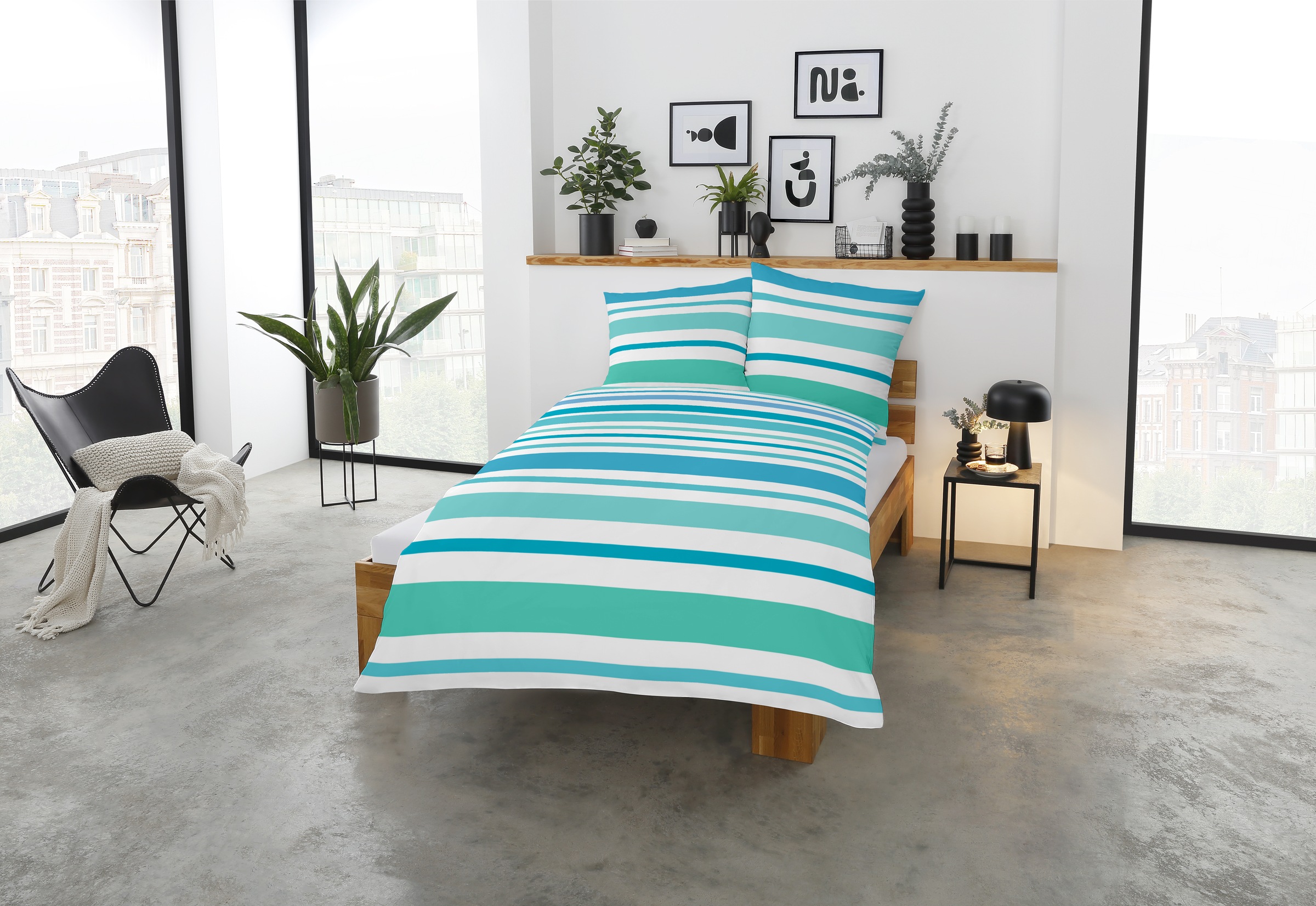 CASATEX Bettwäsche "Banda" 2 tlg. frische moderne Farben günstig online kaufen